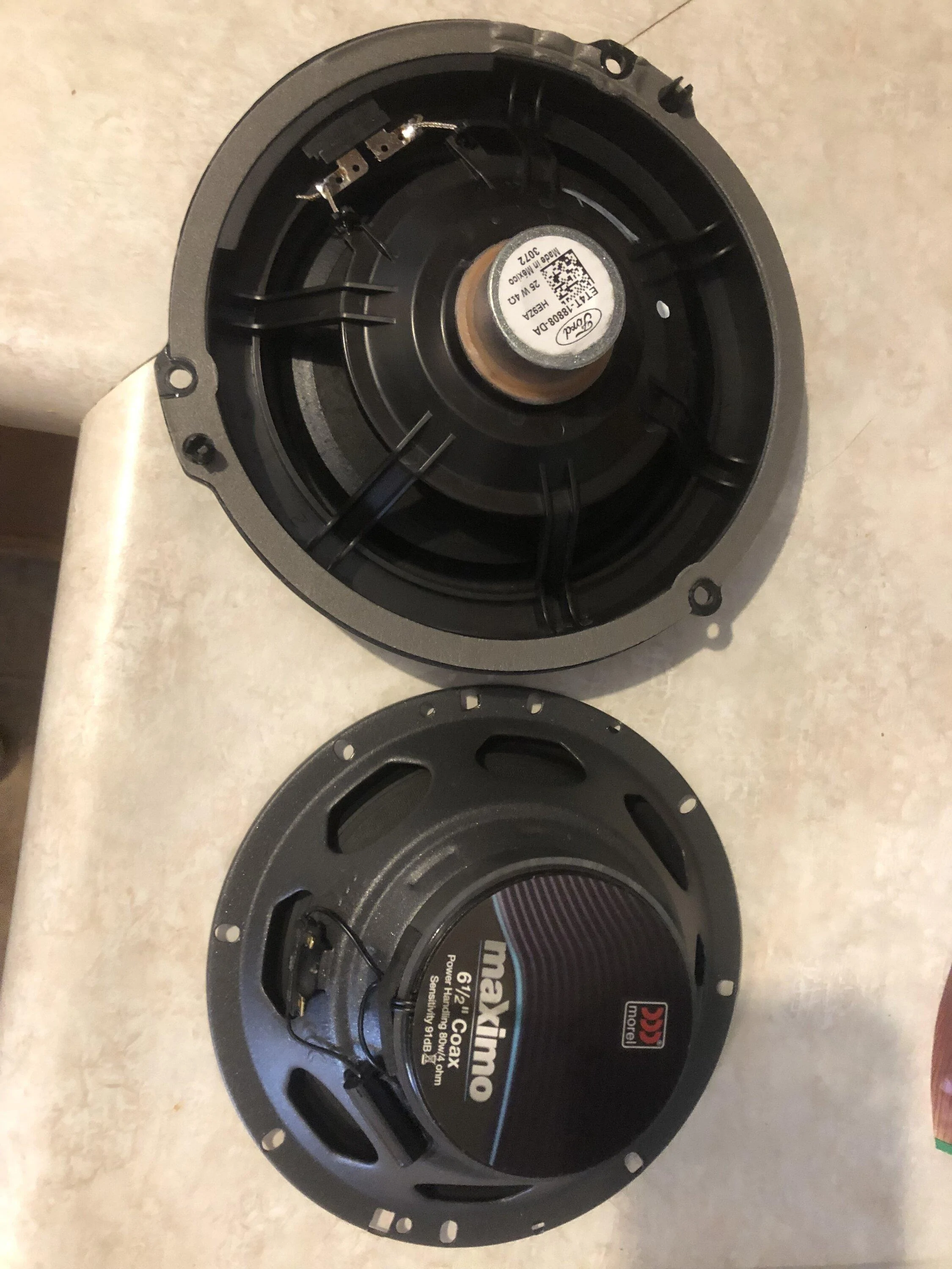 Ford Maverick Put in new door speakers...pics IMG_5964
