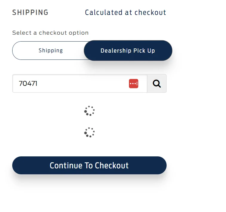 Ford Maverick Ford Accessories website zip code issues? 1678808922474