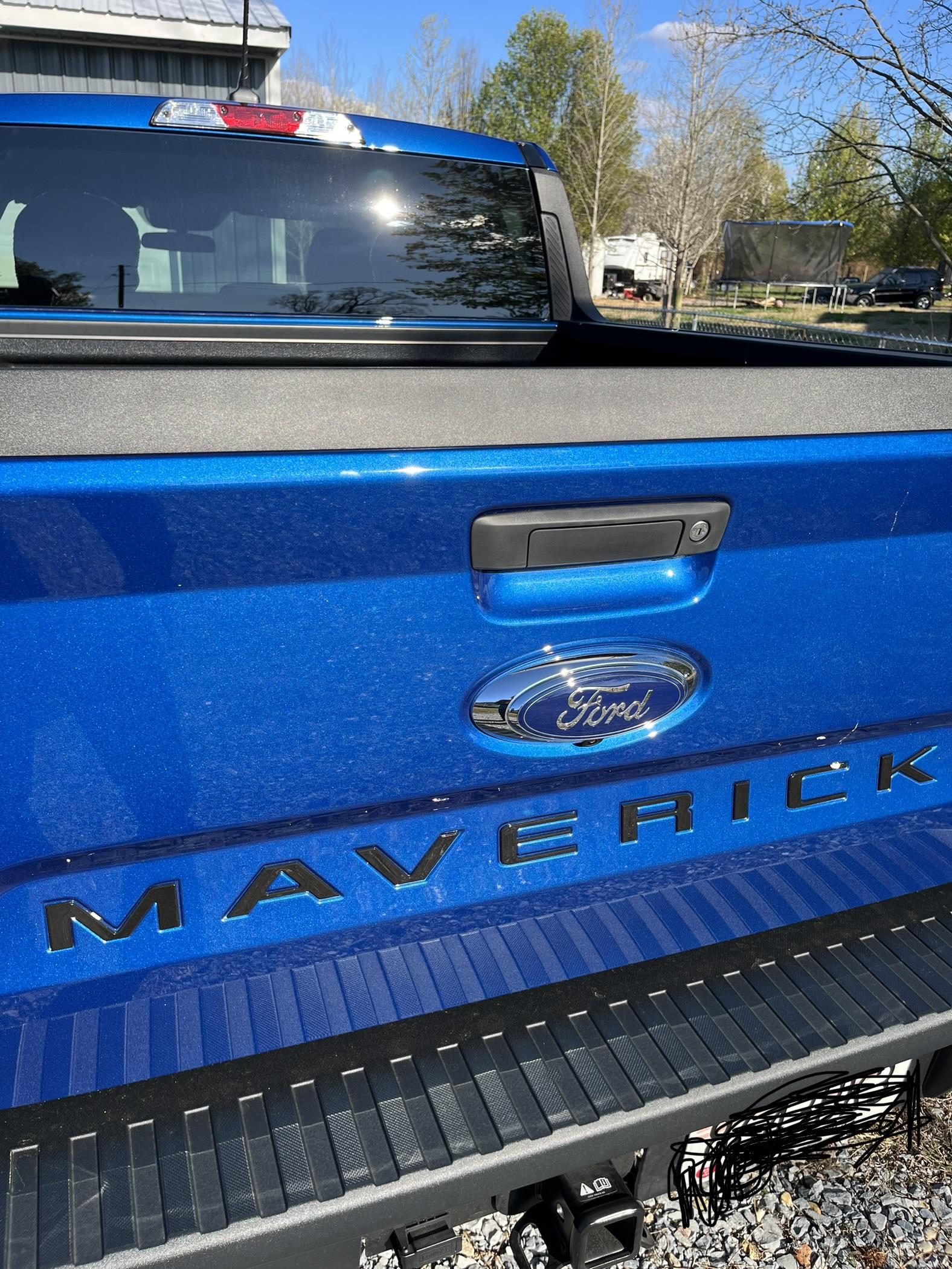 Ford Maverick Color Tailgate Letters For Atlas Blue?  Photos Requested. BF38BCFE-C2E4-4FC1-B554-4CB7853DAA41