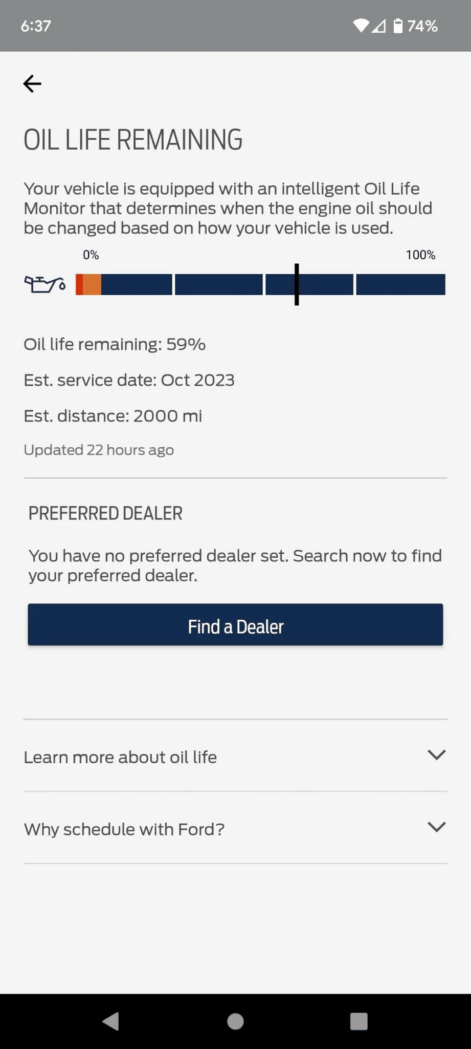 Ford Maverick Oil Change Question 1678923543831