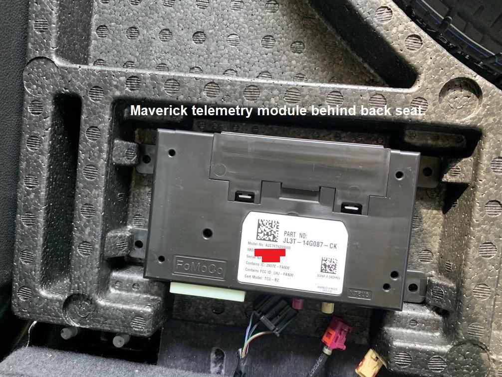 Ford Maverick Factory Tracking Devices in Mavericks telemetry