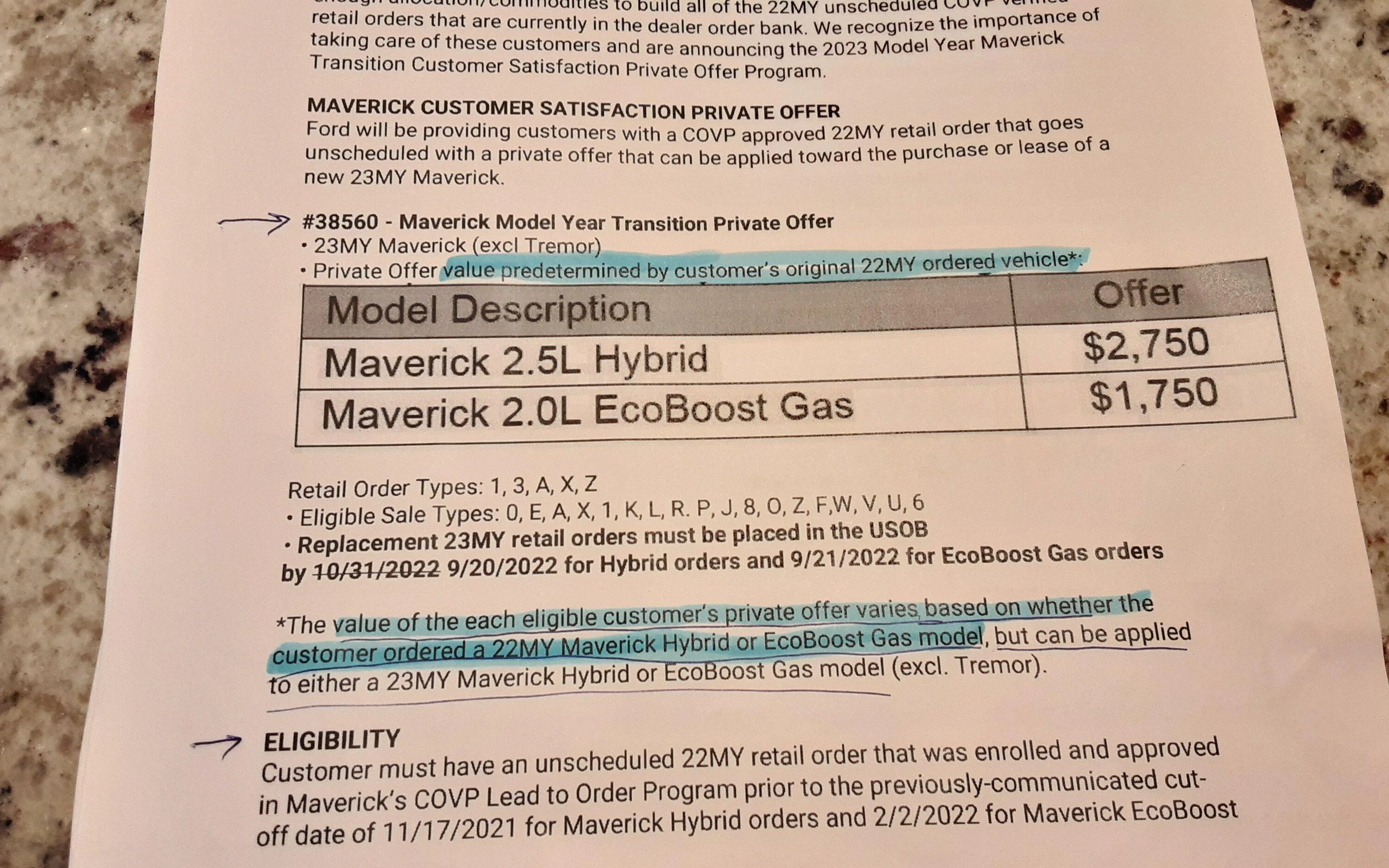 Ford Maverick Heated Debate with Dealer about Private Offer 20230314_073833