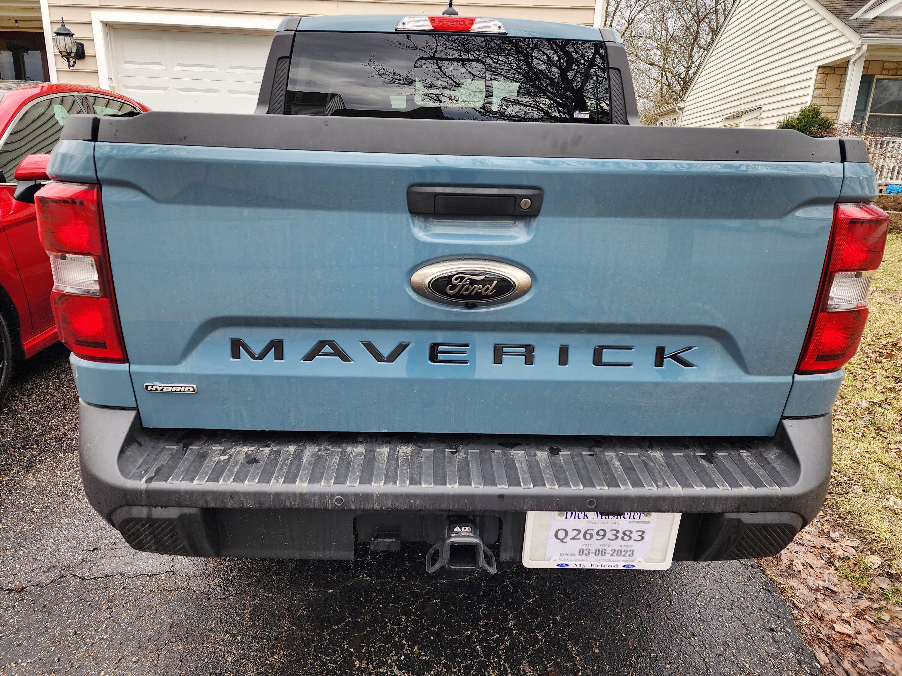 Ford Maverick Area 51 Tailgate Letters - Which color? 20230209_121235