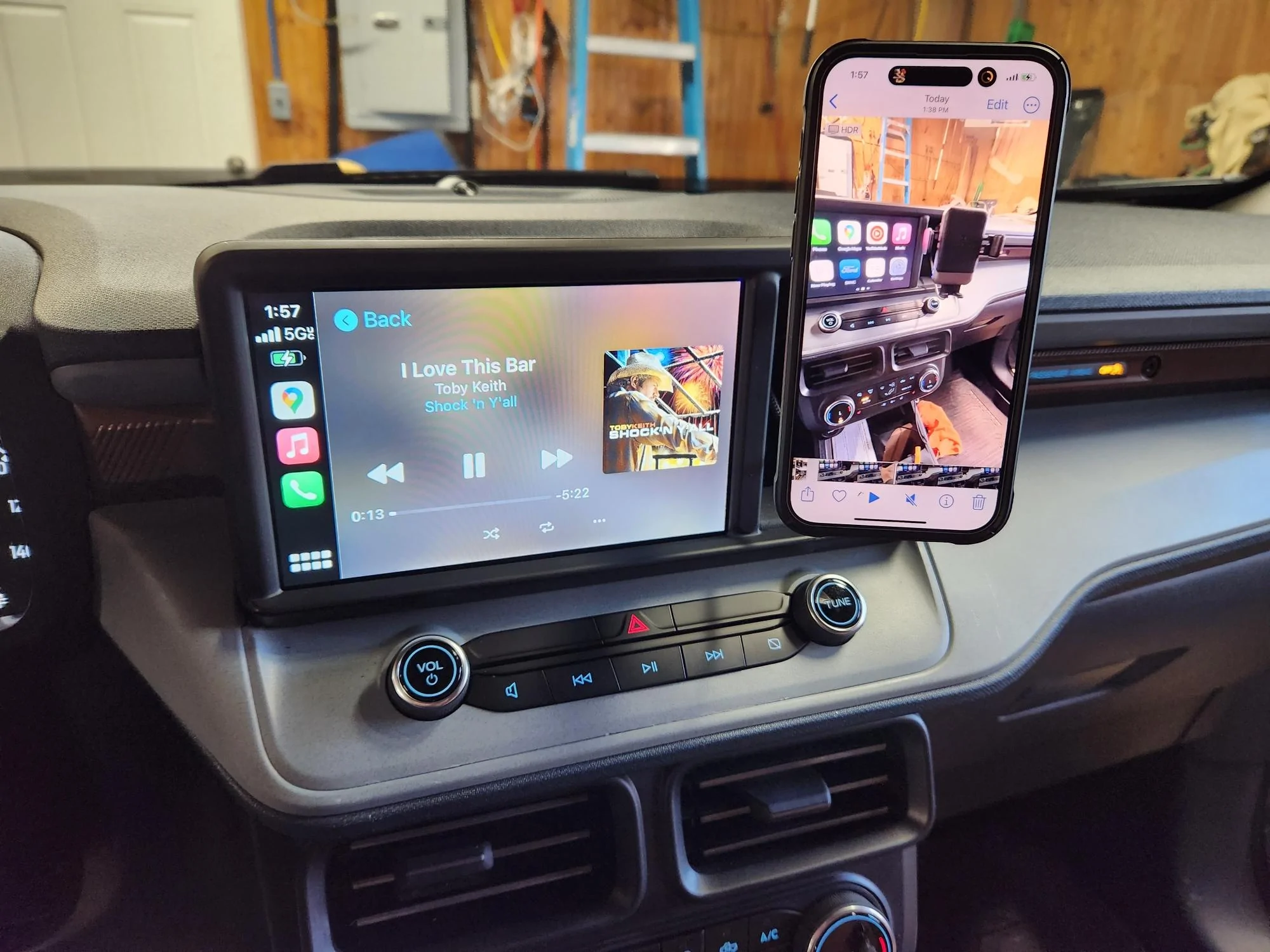 Ford Maverick New Phone Mount Option from Course MotorSports 9D384B28-95E2-4D37-9926-89E0028C4727