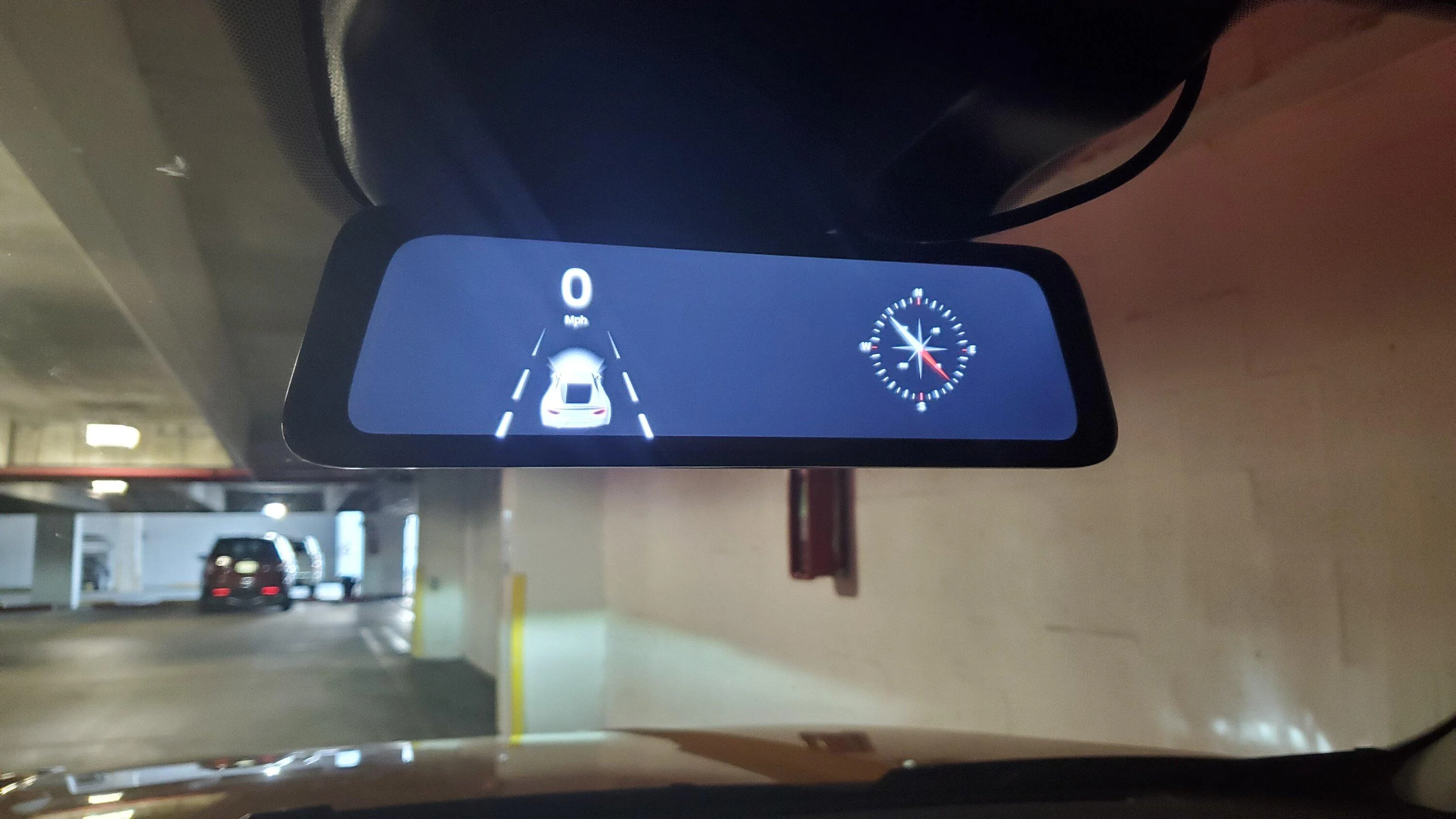 Ford Maverick Auto-Vox V5 Pro Video Mirror installed - Maverick Lariat 20230316_184240