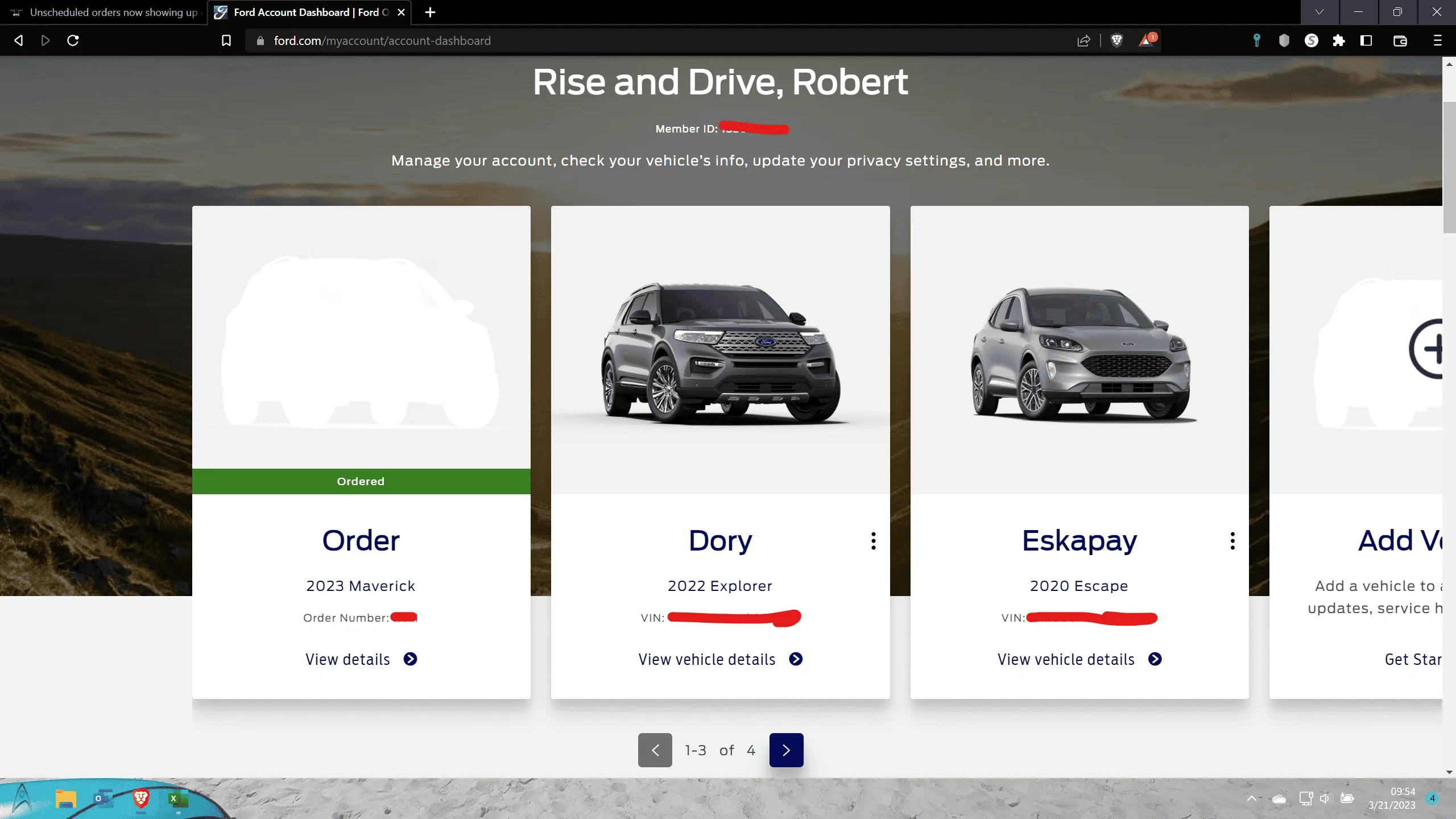 Ford Maverick Unscheduled orders now showing up on Ford Website for some order holders 1679410531331