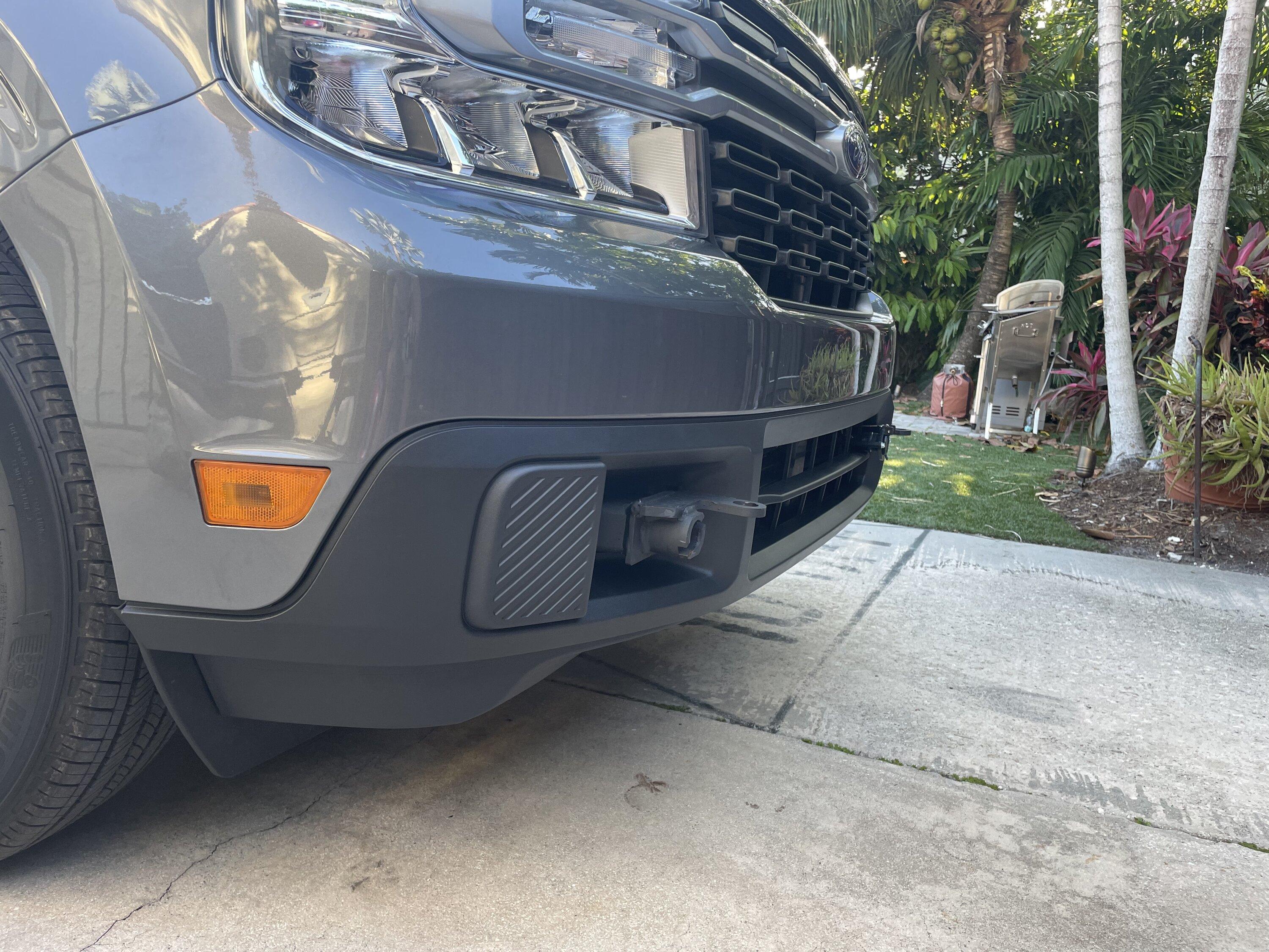 Ford Maverick Installed FX4 bumper on my lariat for blue ox base pate 206F9E77-84B9-4570-ADDE-F64801733F09