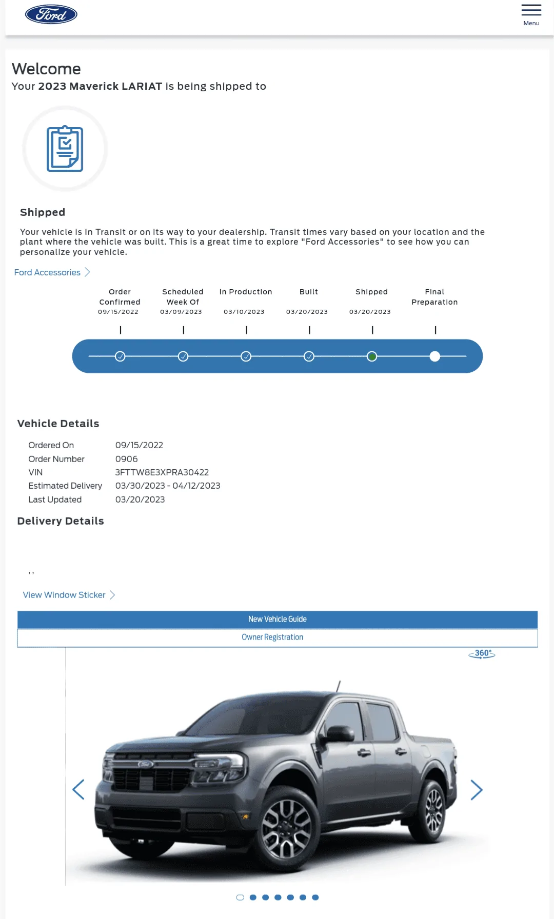 Ford Maverick 📬 1/26/23 Scheduling Email Received Group [EMAILS NOW ARRIVING!] Screenshot_20230321-213924