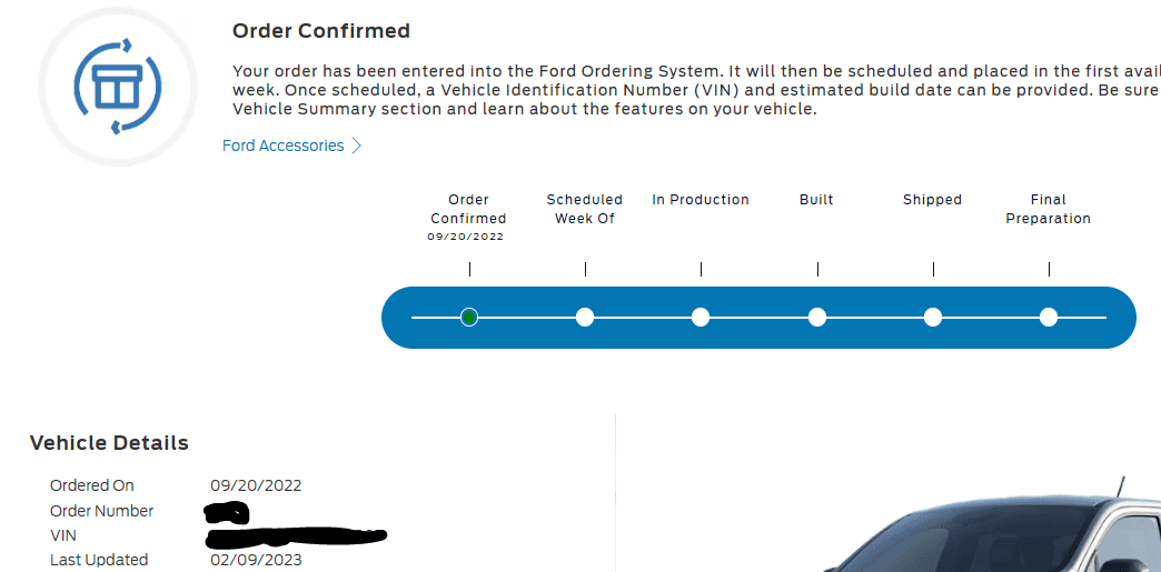Ford Maverick My Ford Tracking Page Doesn't Show My Maverick 1679488578902