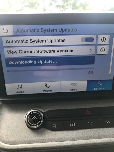 Ford Maverick Issue installing software update IMG_8357