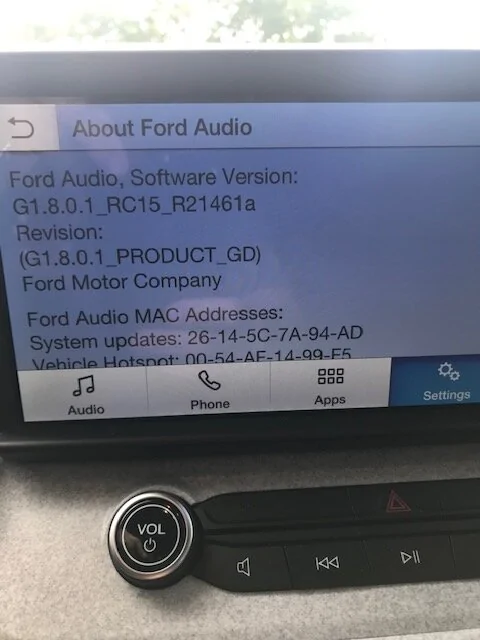 Ford Maverick Issue installing software update IMG_8359