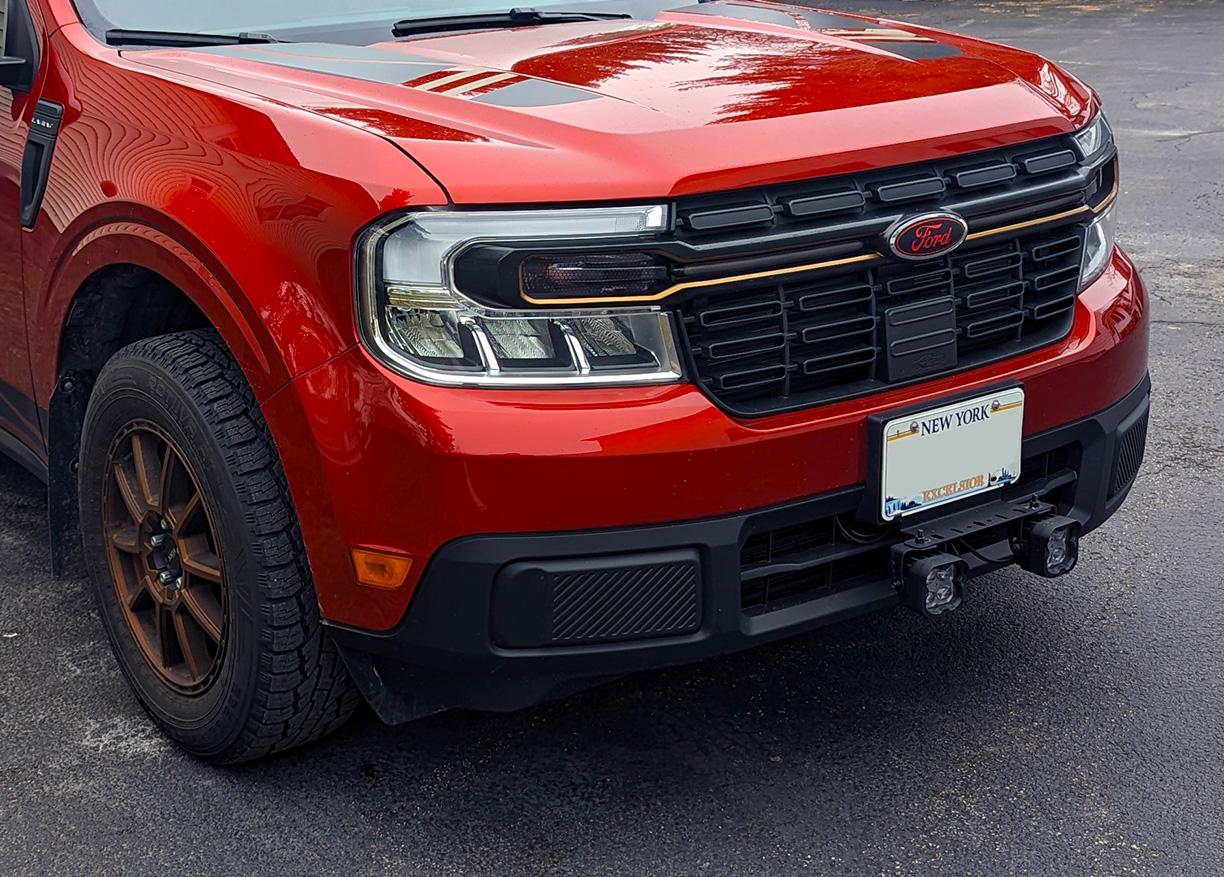 Ford Maverick HOT PEPPER RED Maverick Photos Thread mavgrilletrimmeddark