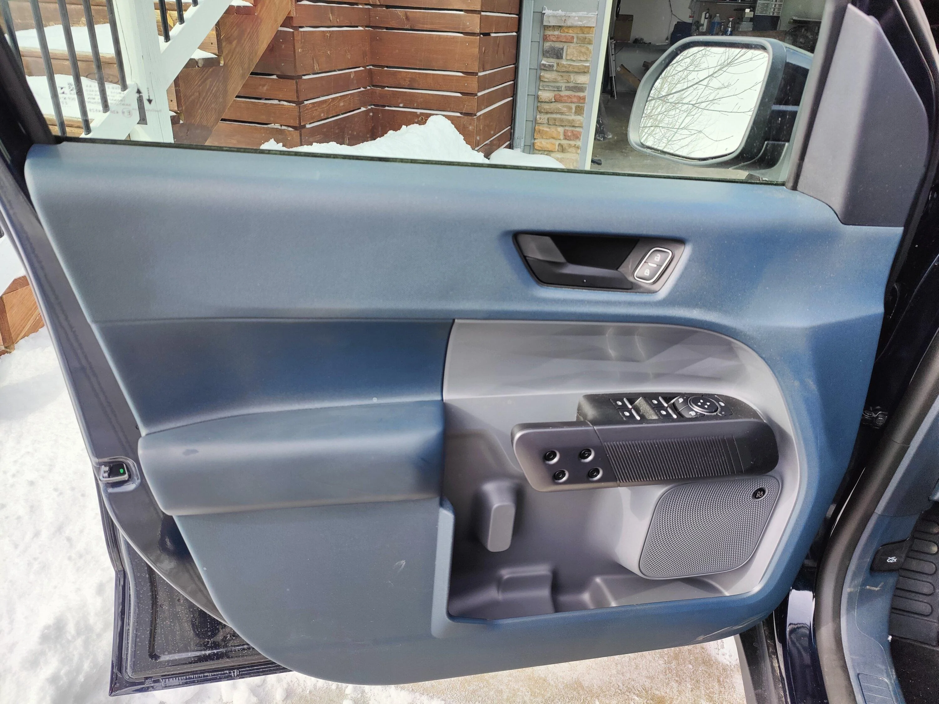 Ford Maverick Murdered Out Maverick? door panel