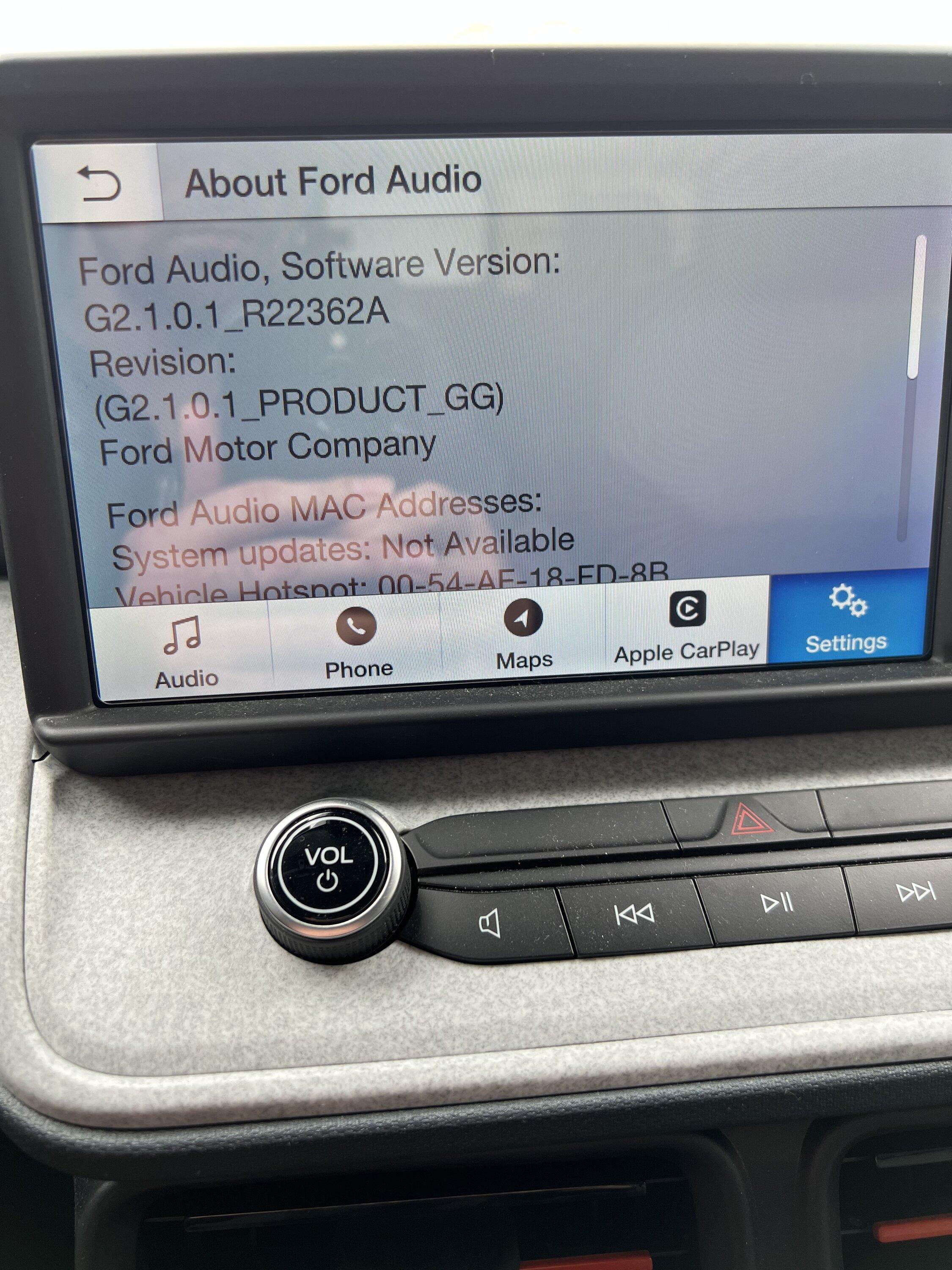 Ford Maverick Issue installing software update 409B8DE9-31FE-4464-B33C-5F56D50A6AF9