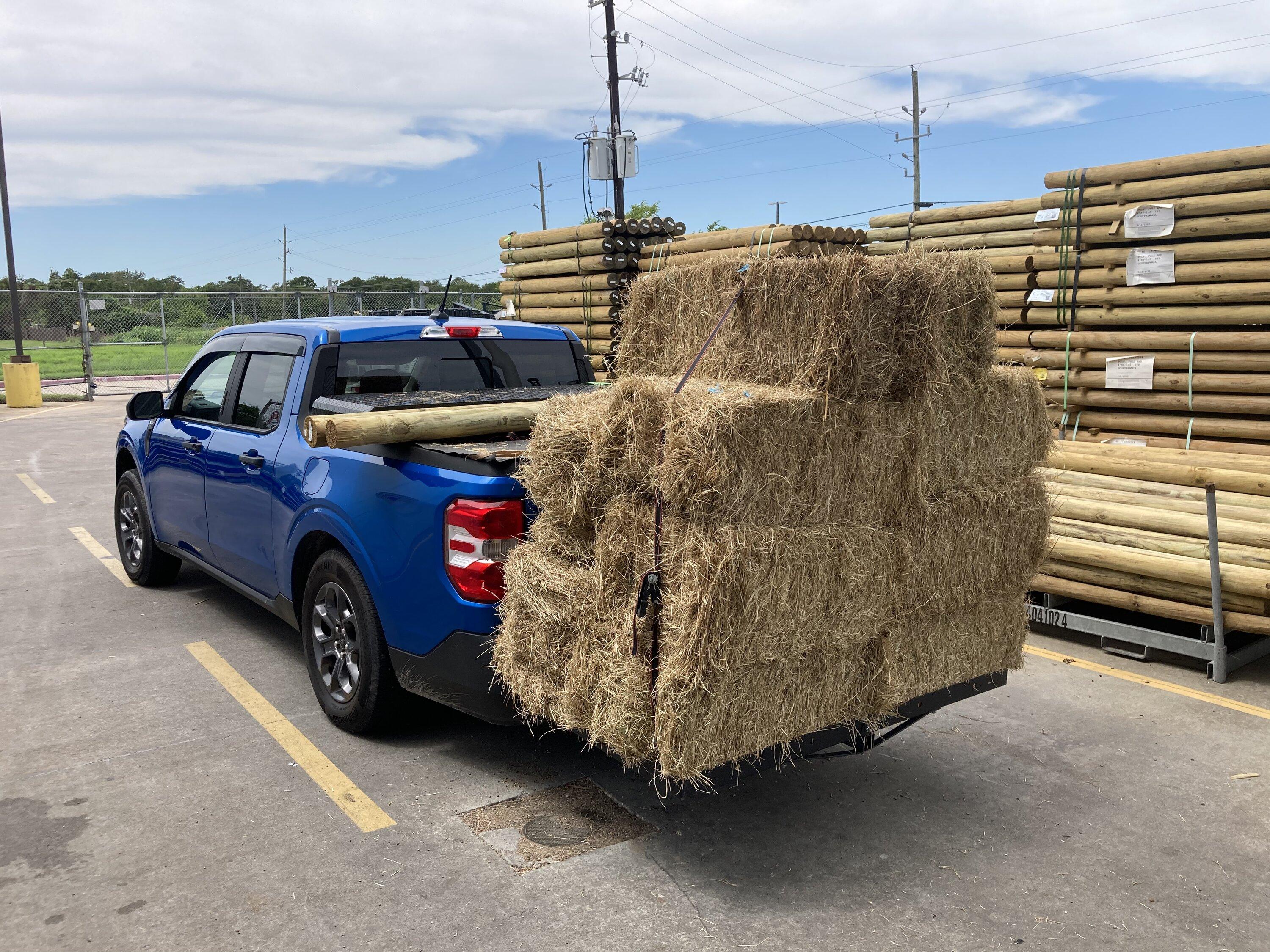 Ford Maverick Towing hay, hauling motorcycles 20230308_053150248_iOS