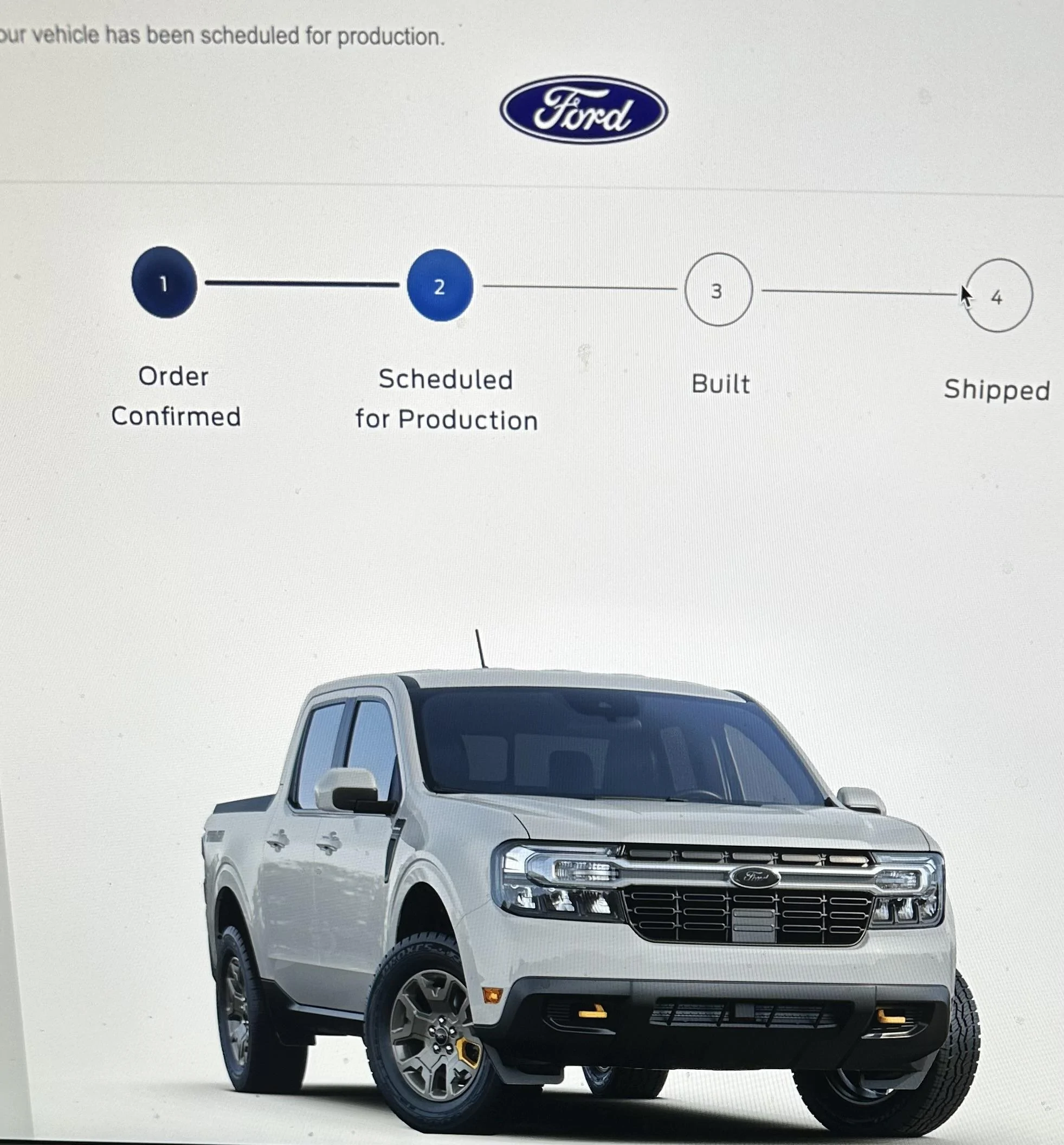 Ford Maverick 📬 3/16/23 Scheduling Email Received Group [EMAILS NOW ARRIVING] Tremor Build
