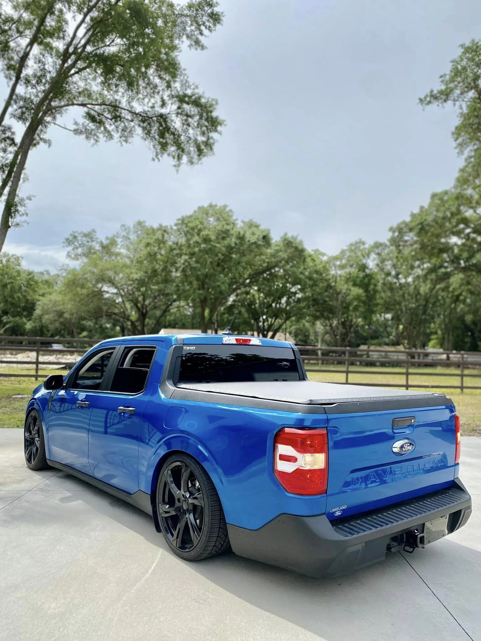 Ford Maverick Silver's Super Low Kit Coilovers & 20" Volvo Wheels installed on EcoBoost Maverick FWD 336784272_167813456066507_338671997430223244_n
