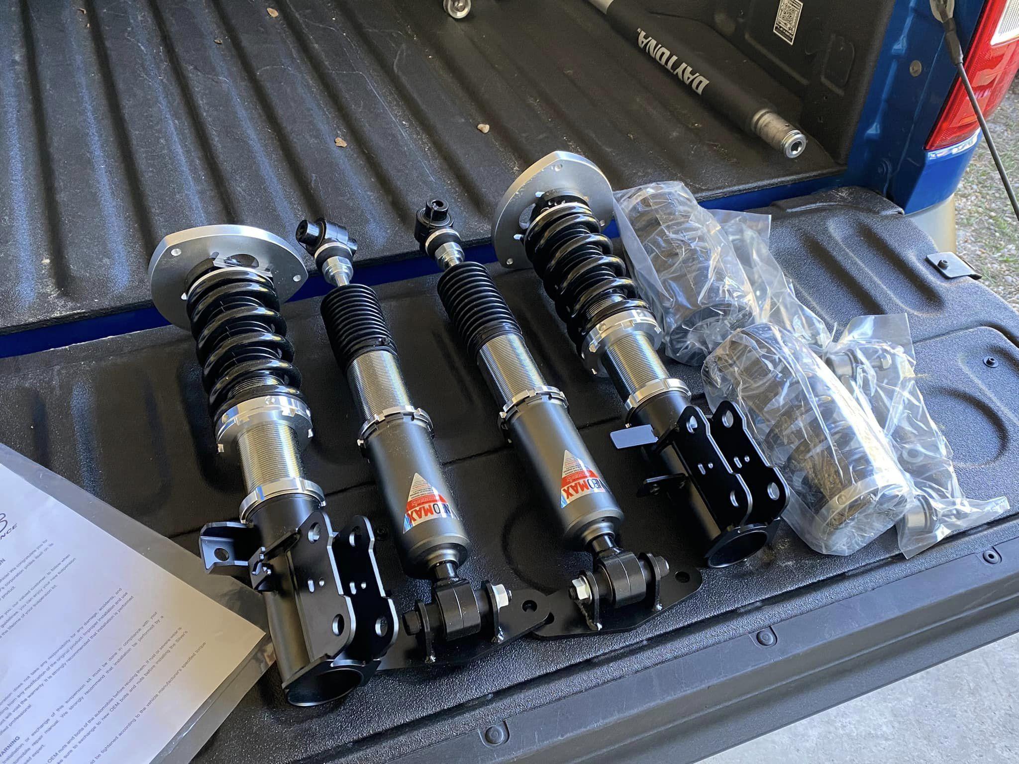 Ford Maverick Silver's Super Low Kit Coilovers & 20" Volvo Wheels installed on EcoBoost Maverick FWD 336789582_922952765703942_3118484477991509288_n