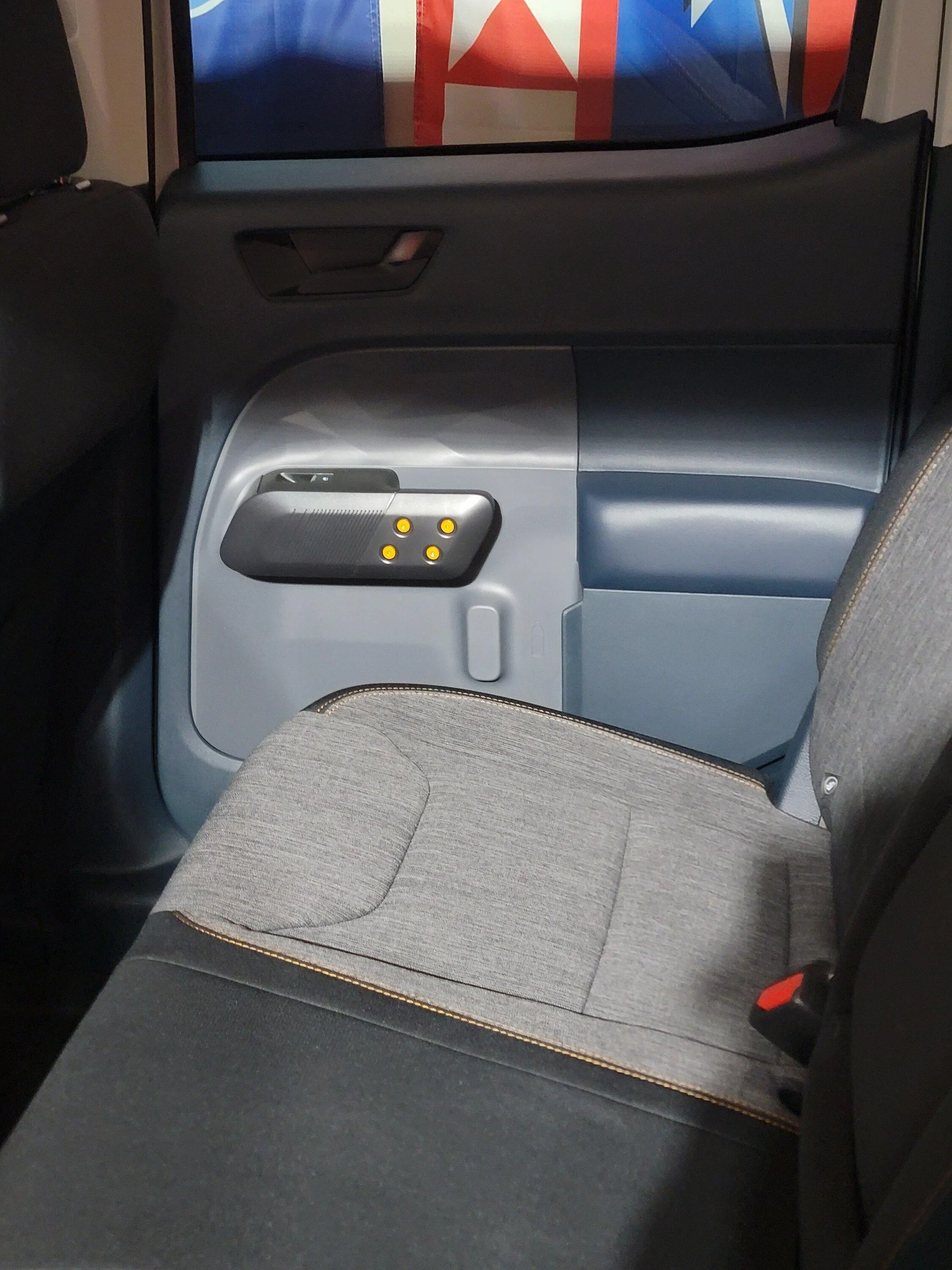 Ford Maverick Added Tremor gold accents inside my Maverick Tremor 20230324_050344