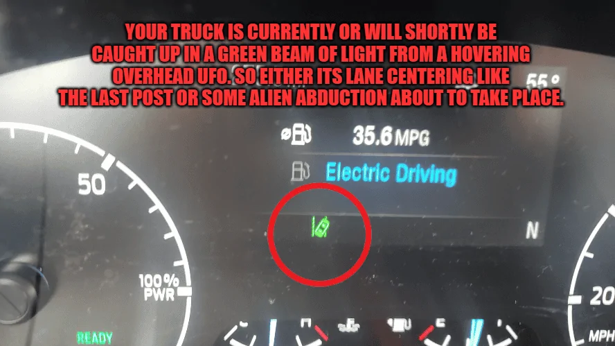 Ford Maverick What is this slanted green indicator on the Hybrid? download (64)