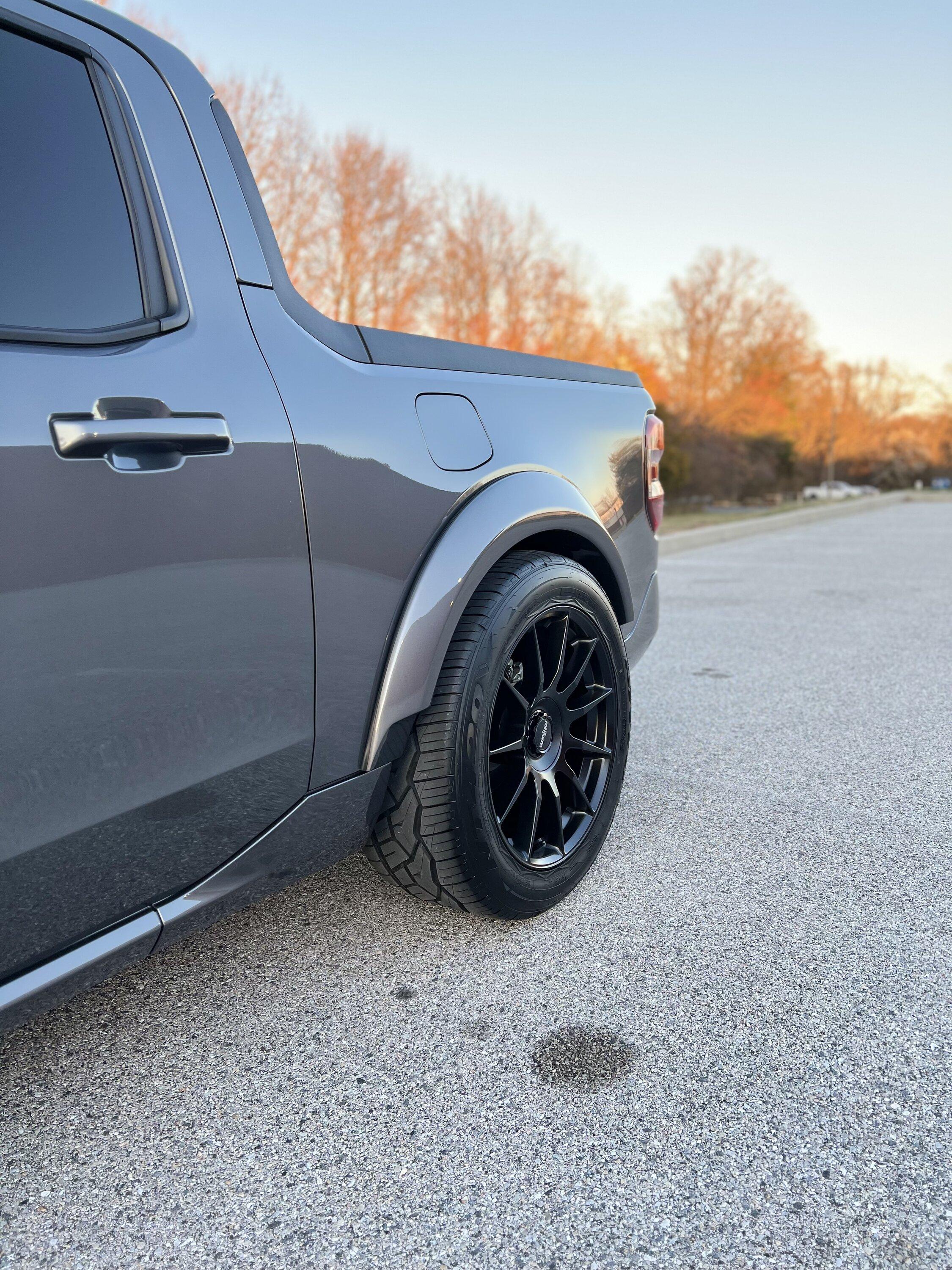 Ford Maverick Wheels / tires / custom flares package 01DF00E7-8CCF-45CB-809A-480AC750C2A7