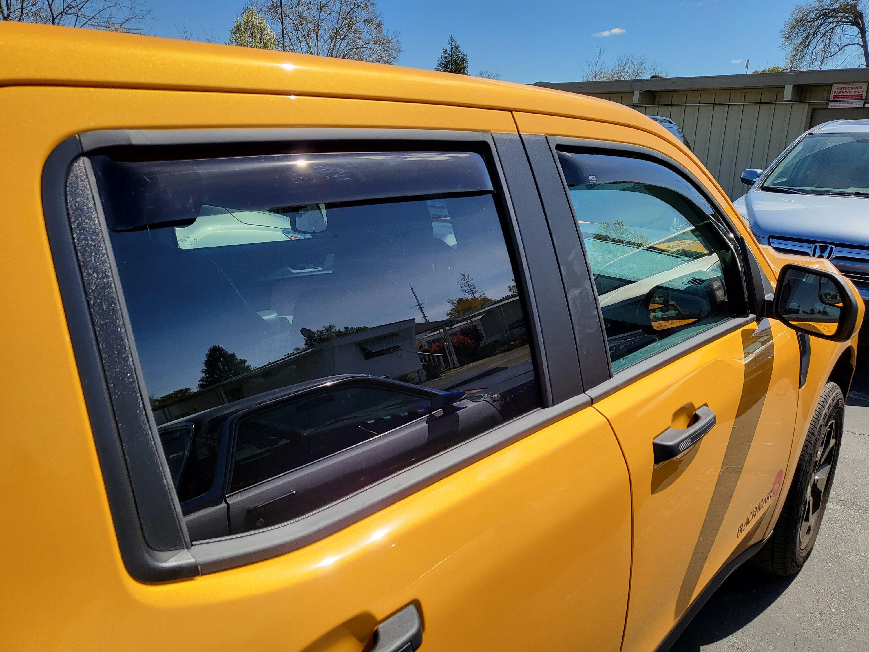 Ford Maverick Window visors 20230324_135310