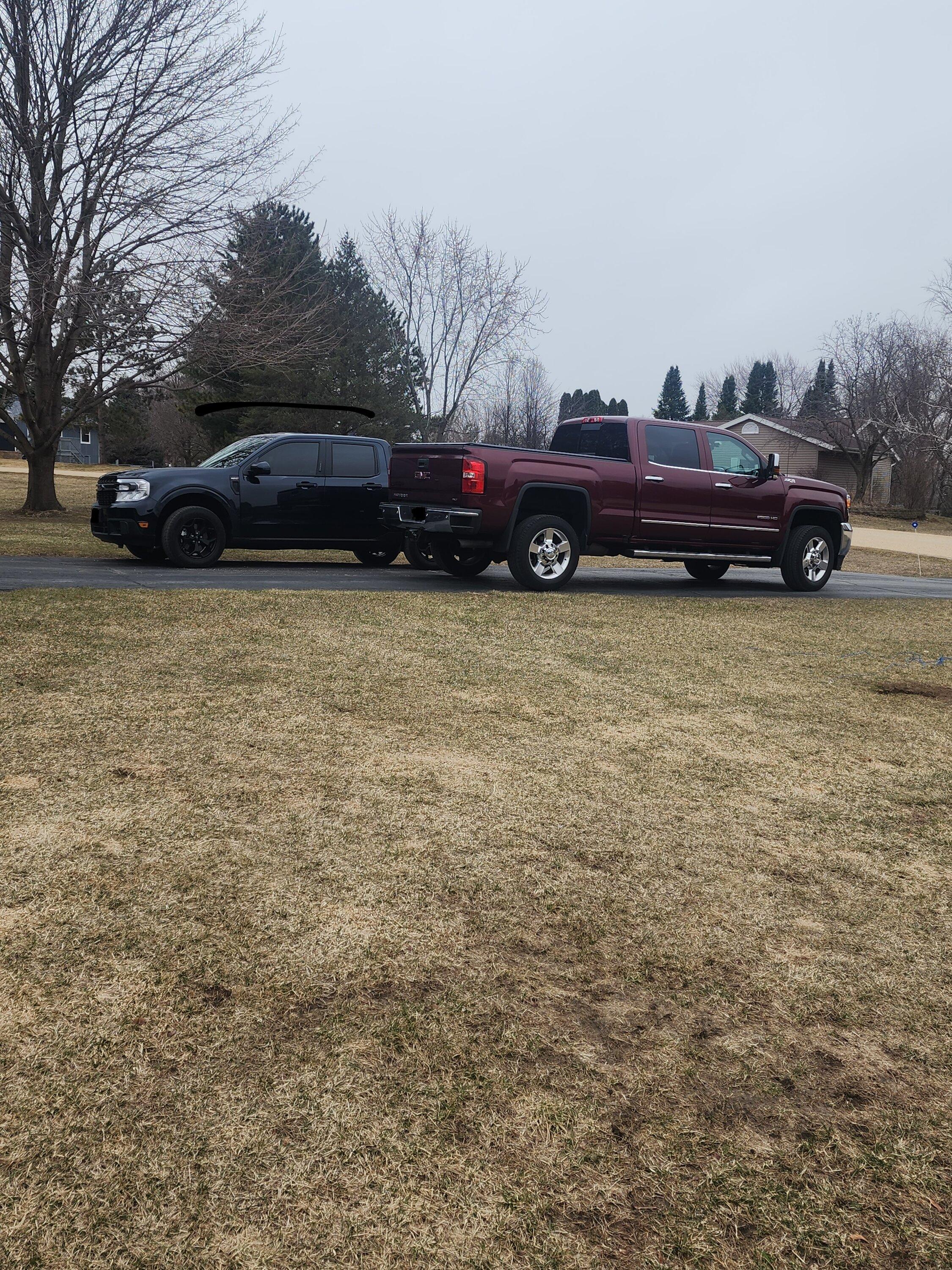 Ford Maverick Post your Maverick next to ridiculously large trucks - photos thread 20230309_134524~2