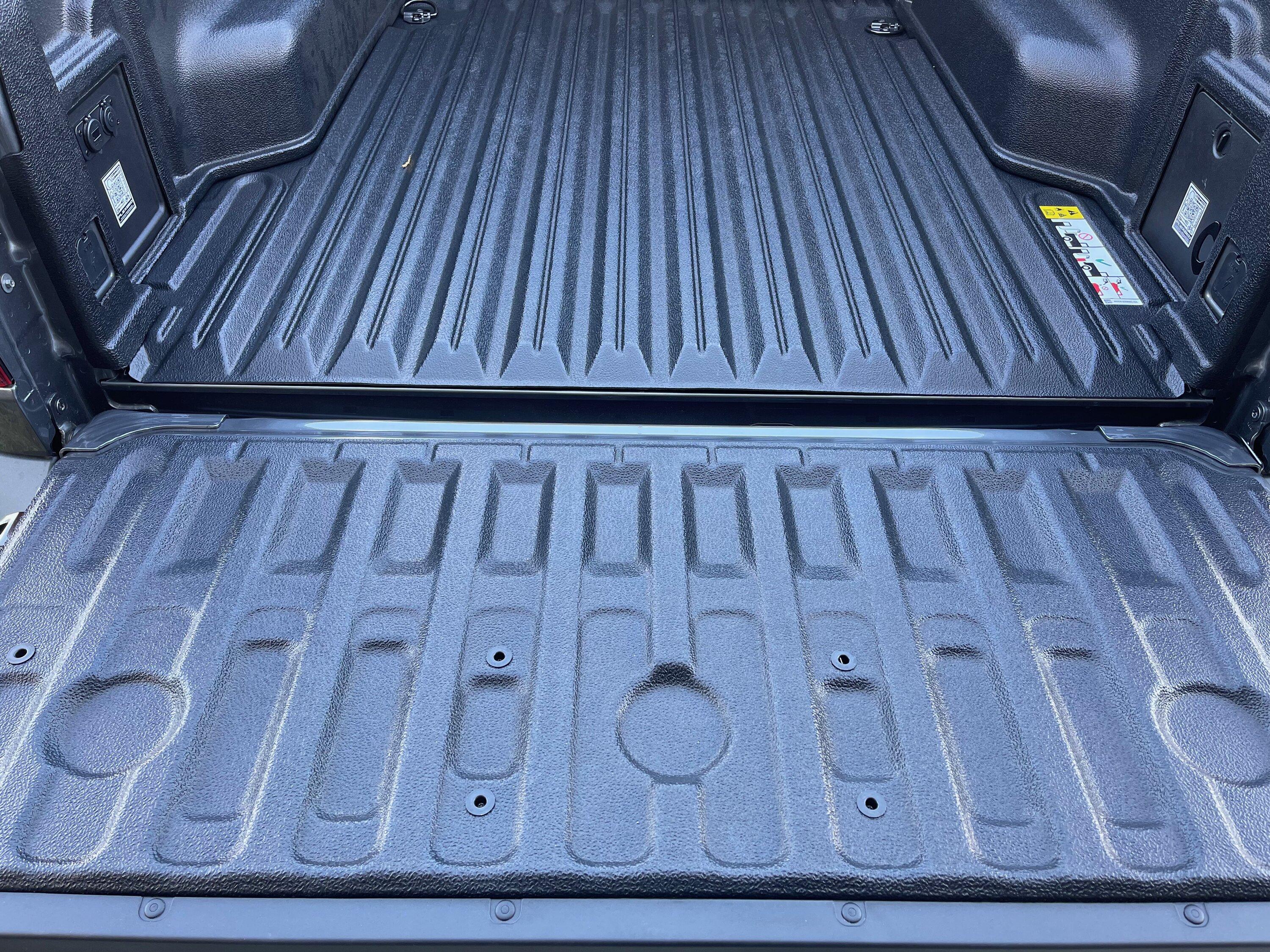 Ford Maverick Installed Ford Drop in Bed Liner IMG_8251
