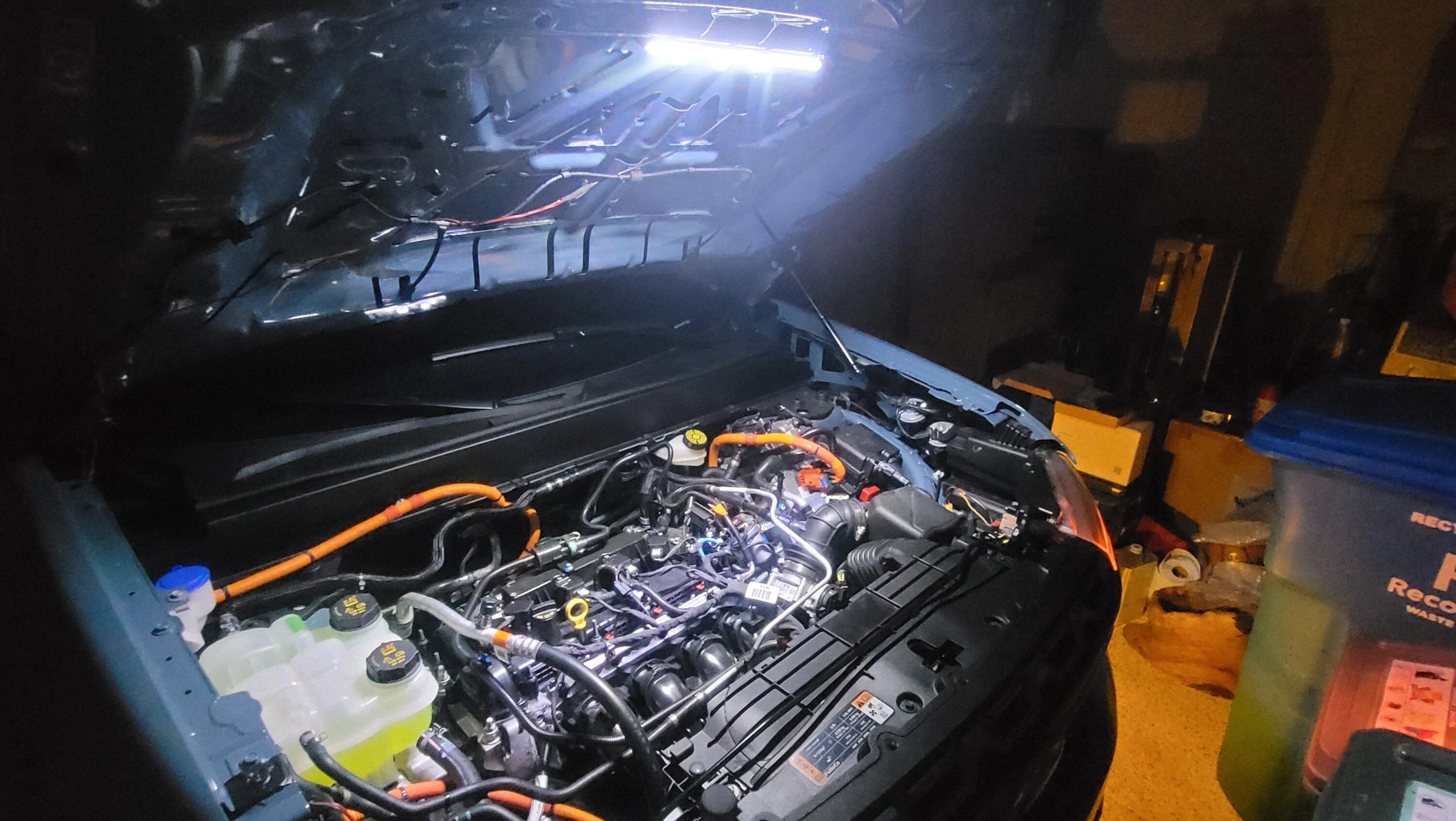 Ford Maverick What power source to tap into for under hood lighting? 20230327_162755