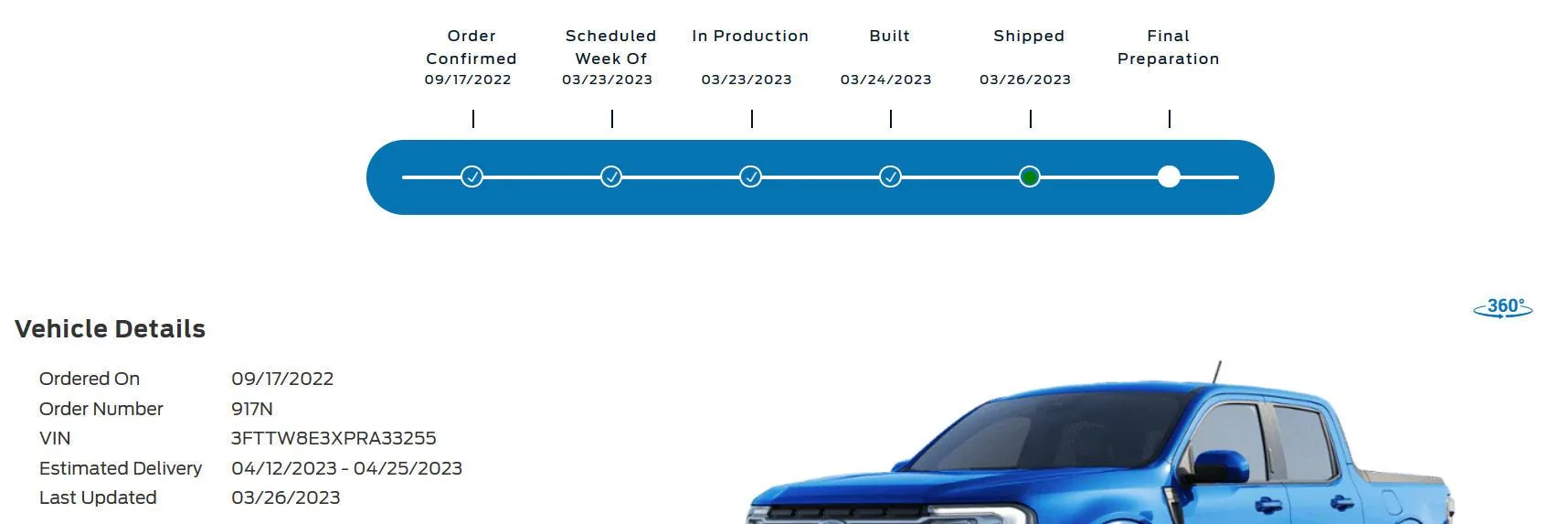 Ford Maverick 📊 Maverick Order Tracking List & Stats [Enter Yours!] Maverick