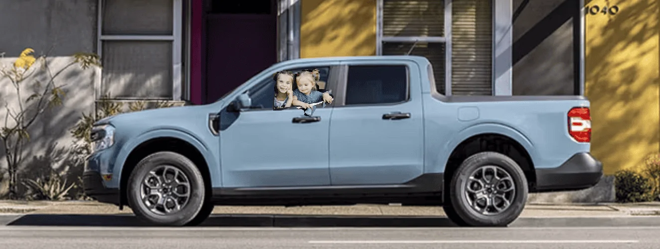 Ford Maverick Anybody else have to get used to the mavericks size? FordOval01