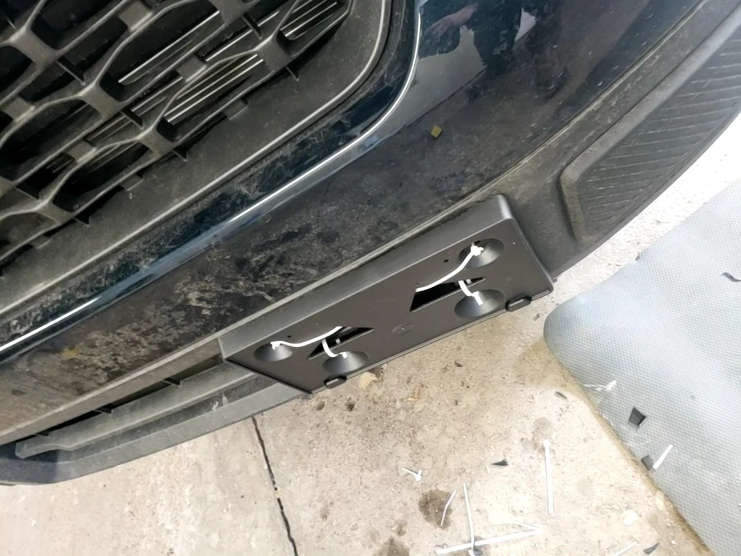 Ford Maverick Recommendation on front license plate holder 20230329_131742_captur