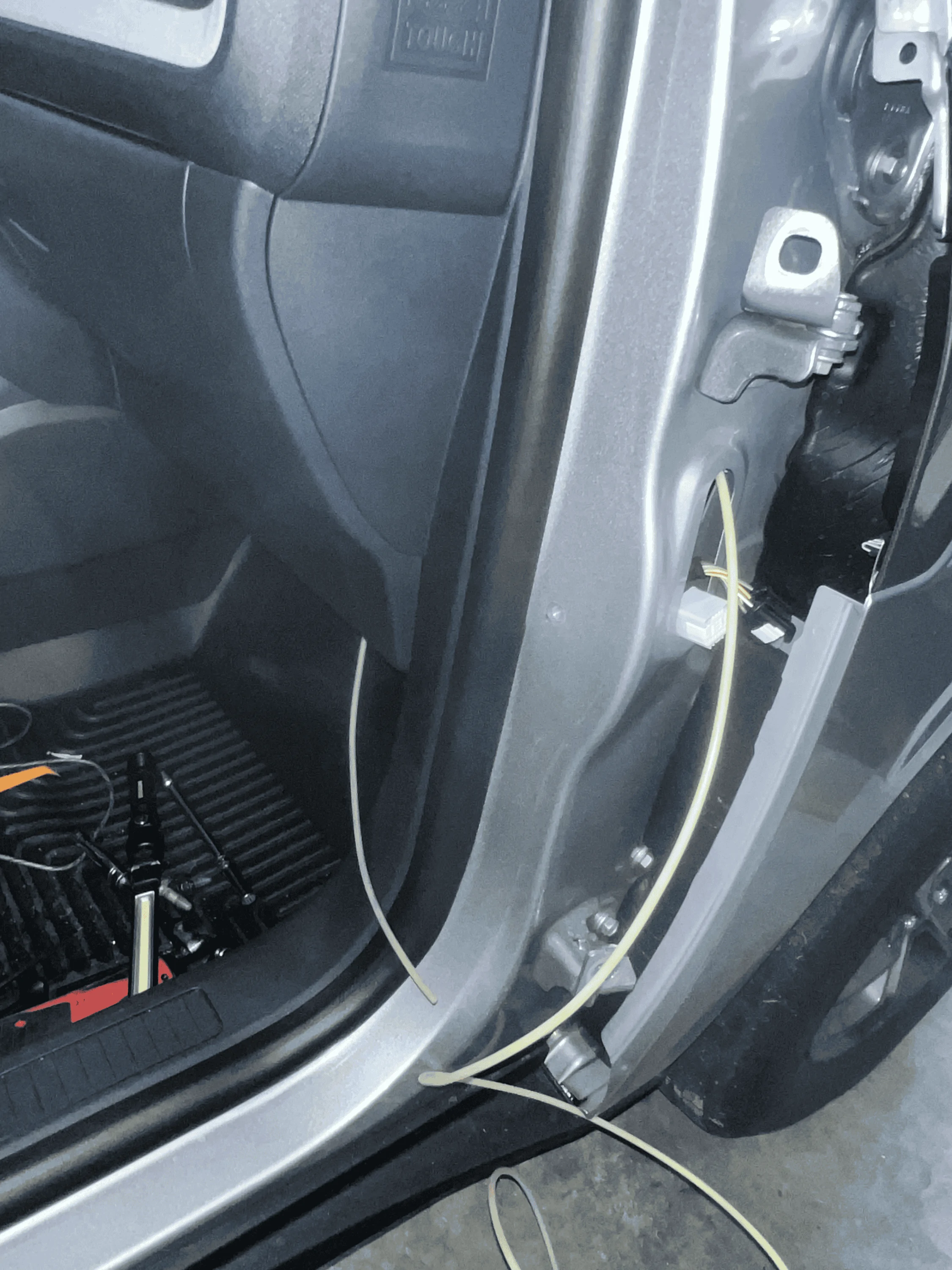 Ford Maverick How to Install New Speaker Wire in Doors 1680209056417