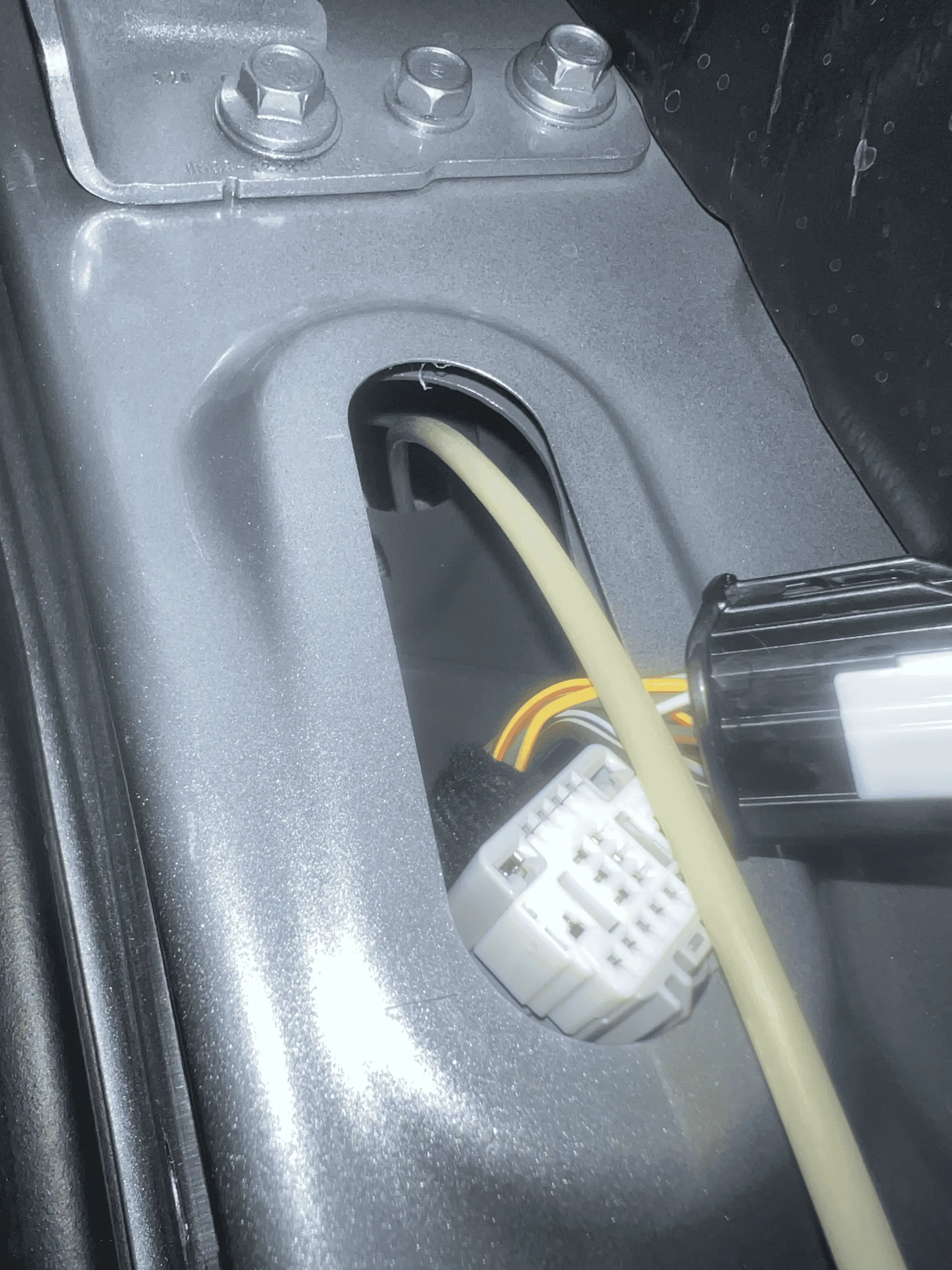 Ford Maverick How to Install New Speaker Wire in Doors 1680209098716