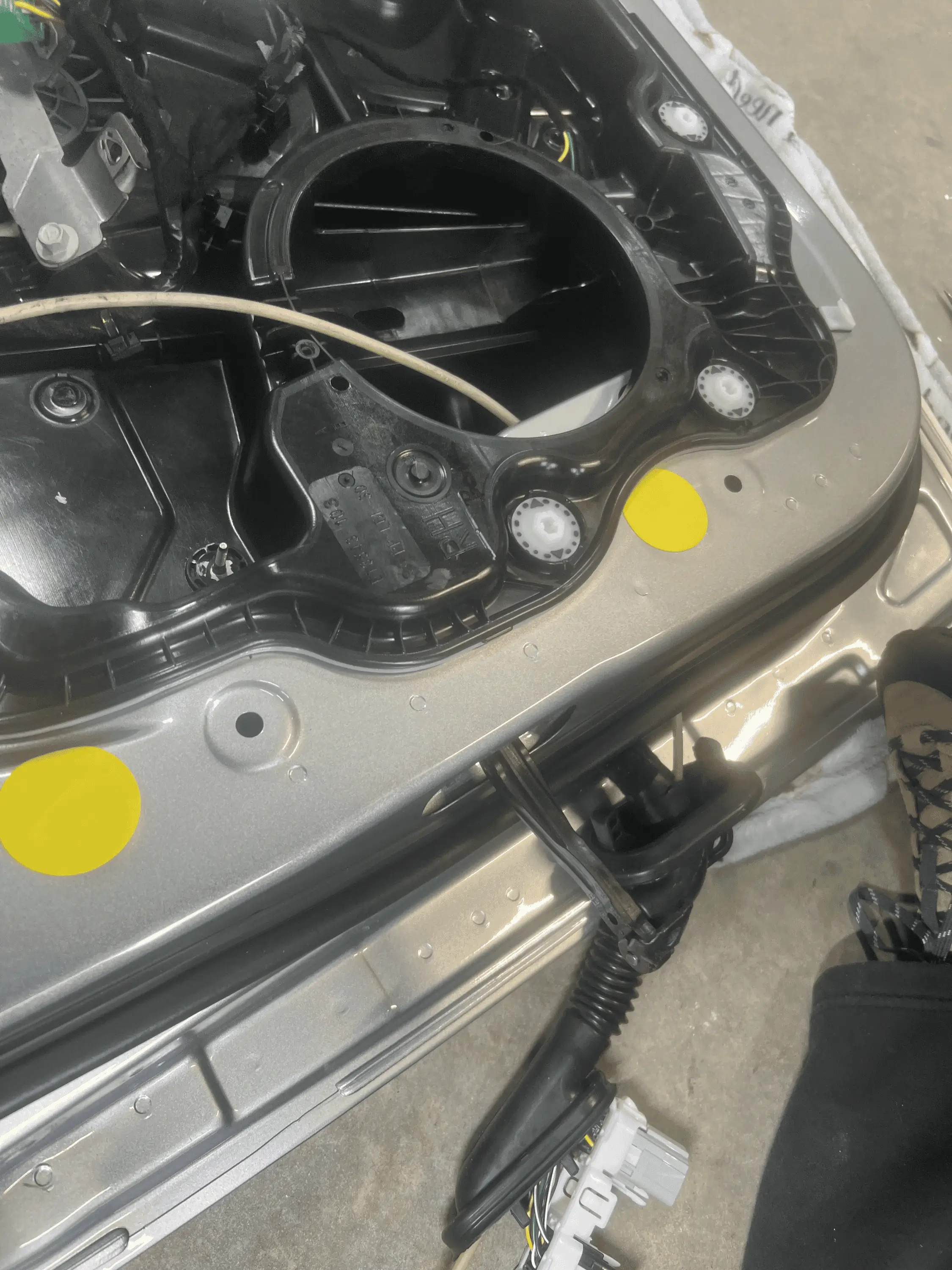 Ford Maverick How to Install New Speaker Wire in Doors 1680209585851