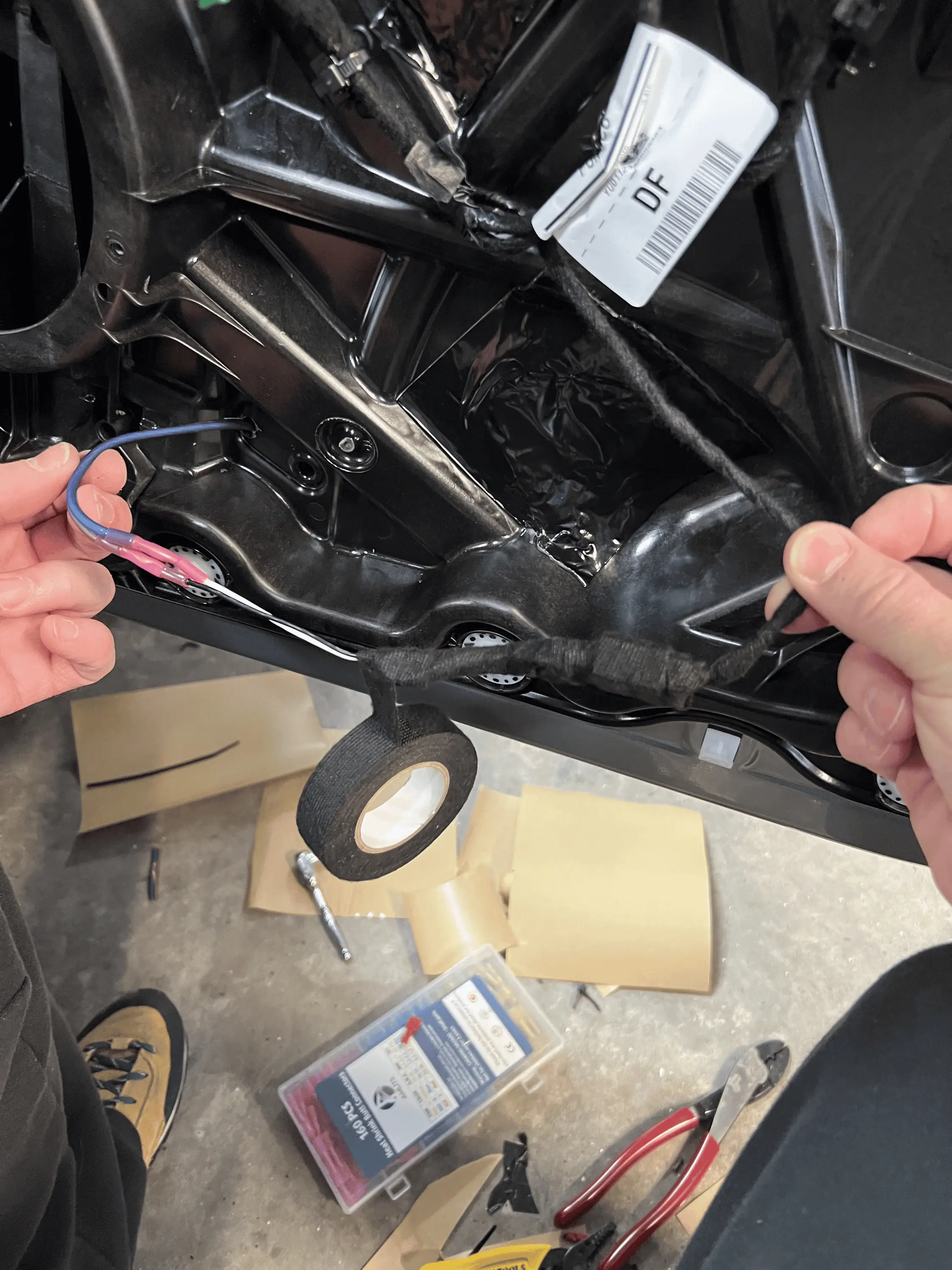 Ford Maverick How to Install New Speaker Wire in Doors 1680209720536
