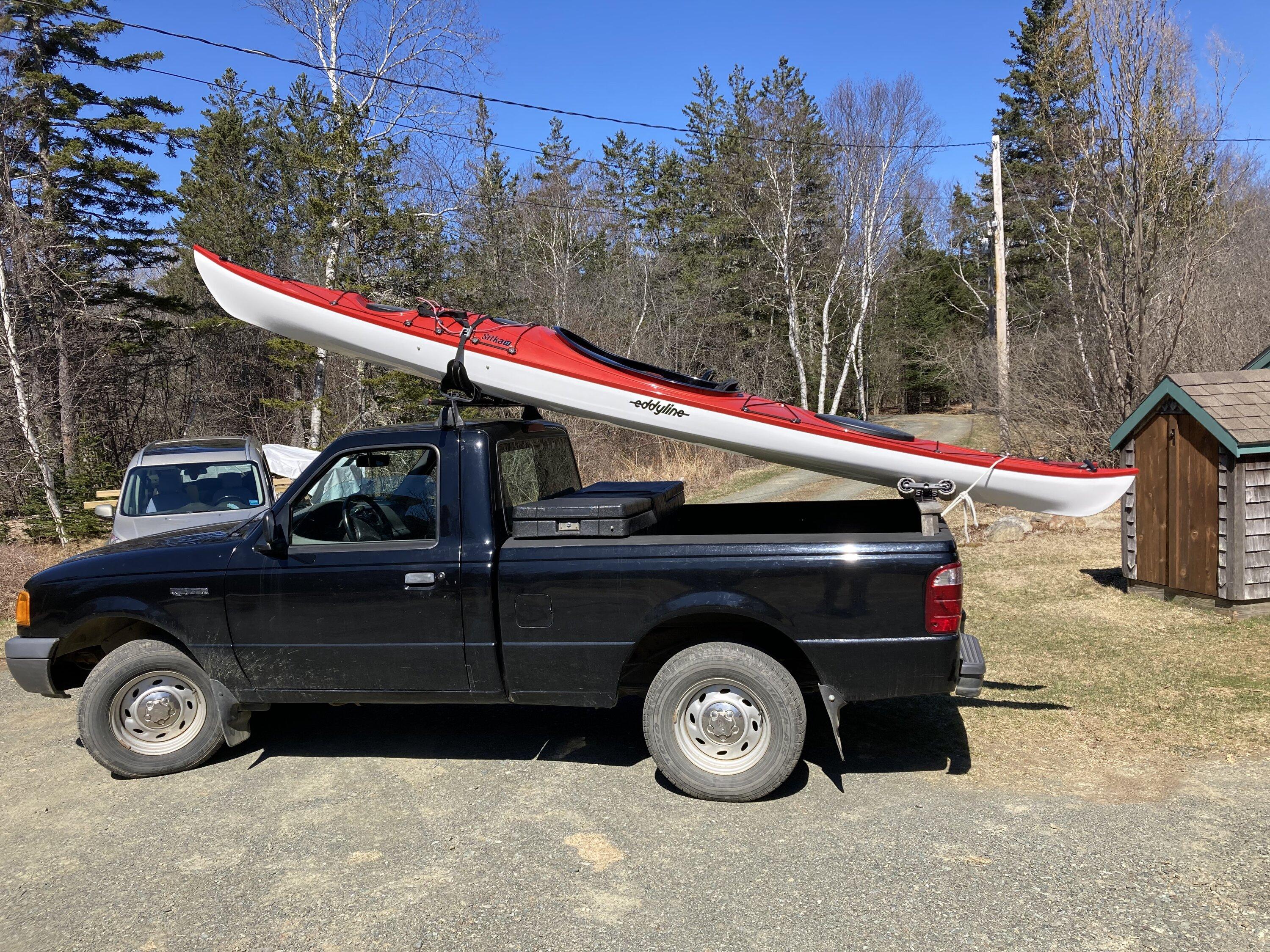 Ford Maverick Easy loading Kayak racks 1680299238271