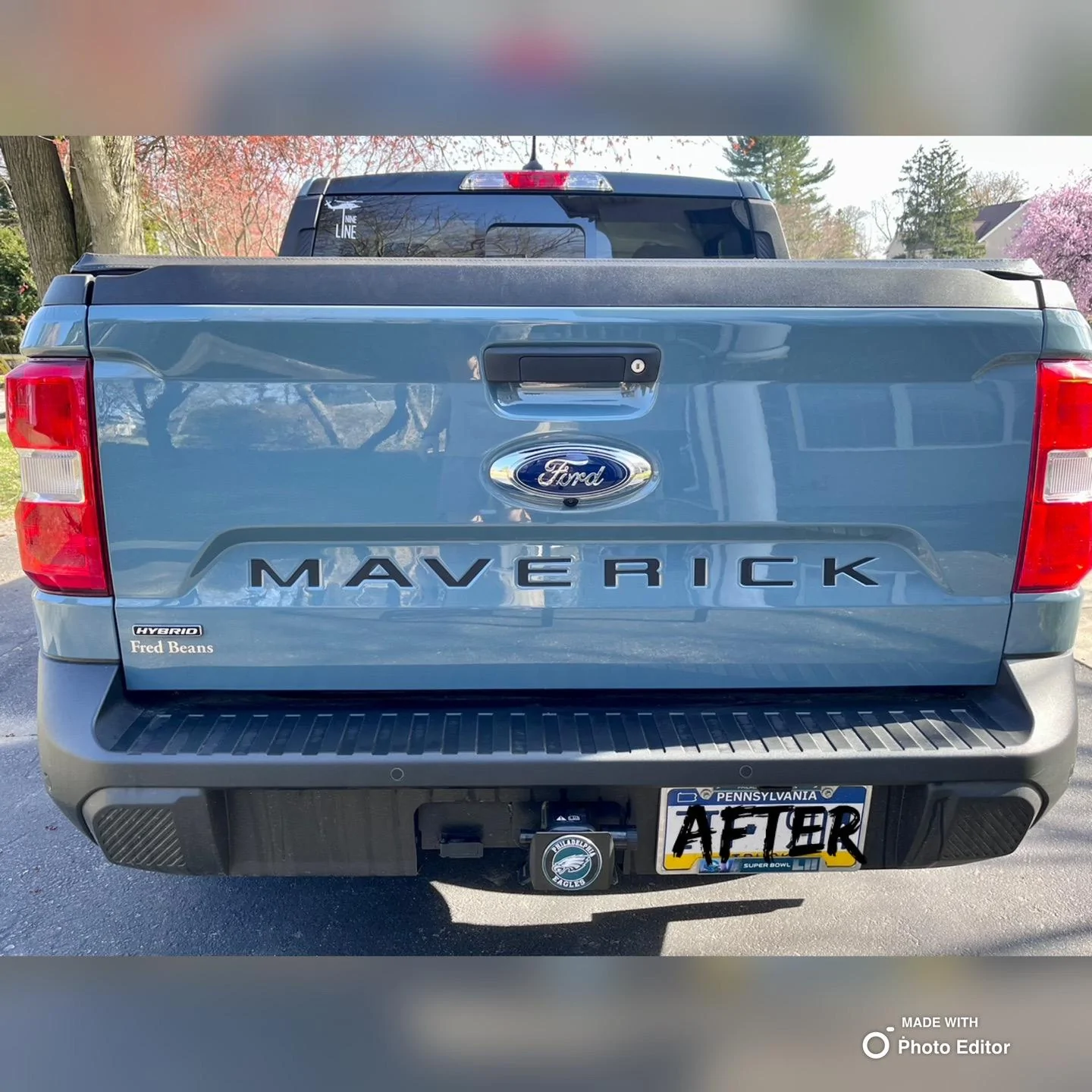 Ford Maverick Blacked out Maverick tailgate letters 7DAD40B1-1B4F-48A6-9D8E-23EF3748A649