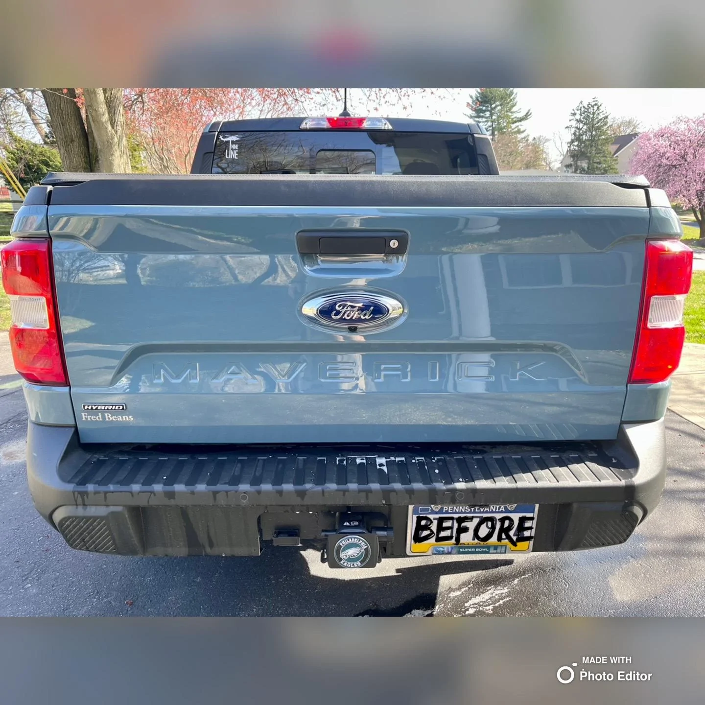 Ford Maverick Blacked out Maverick tailgate letters FE86F12A-15F3-4A50-97AA-950365BC1634
