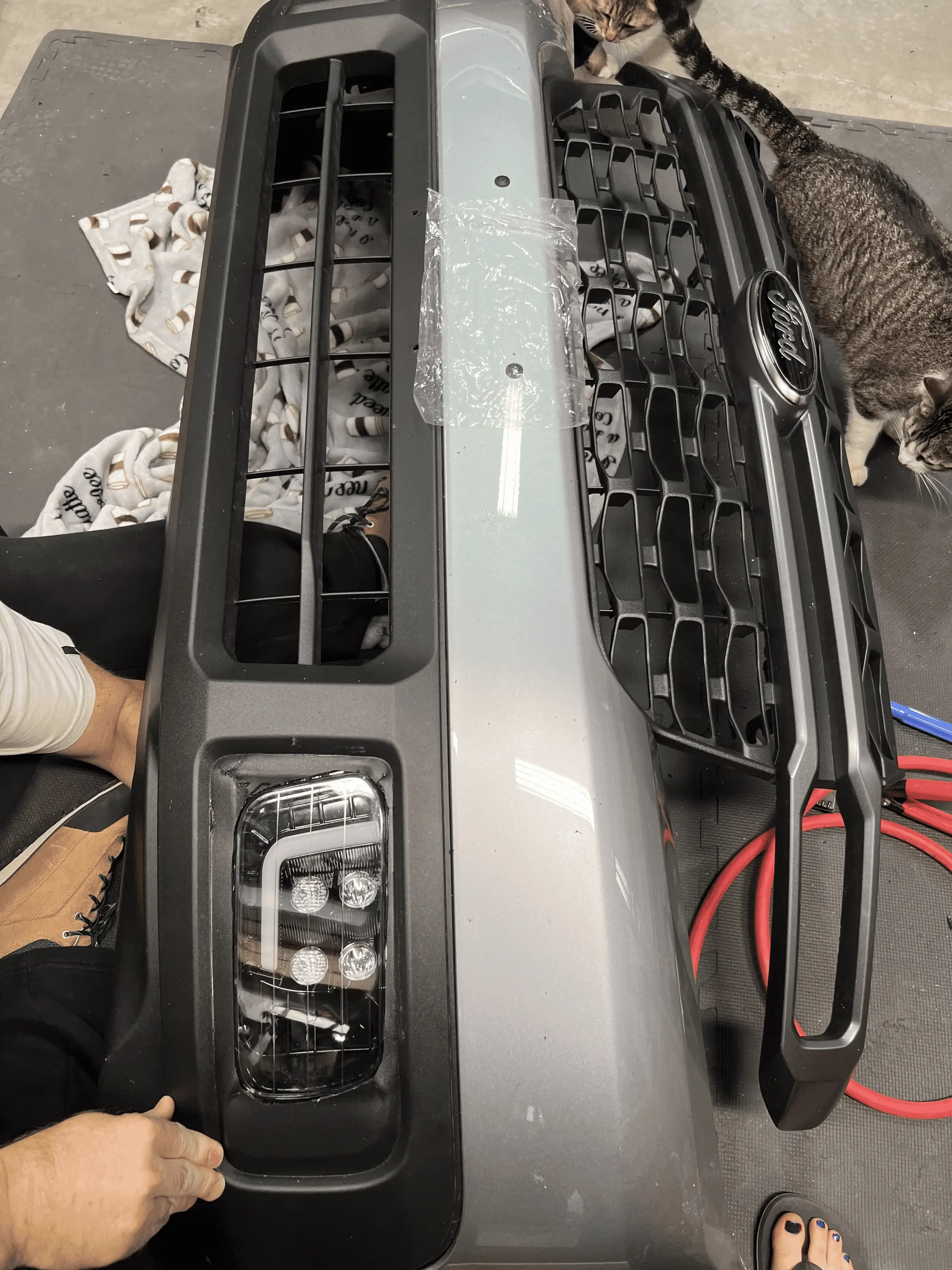 Ford Maverick Fog Lights Molded Into Bumper -- My Project Has Started 1680395785383