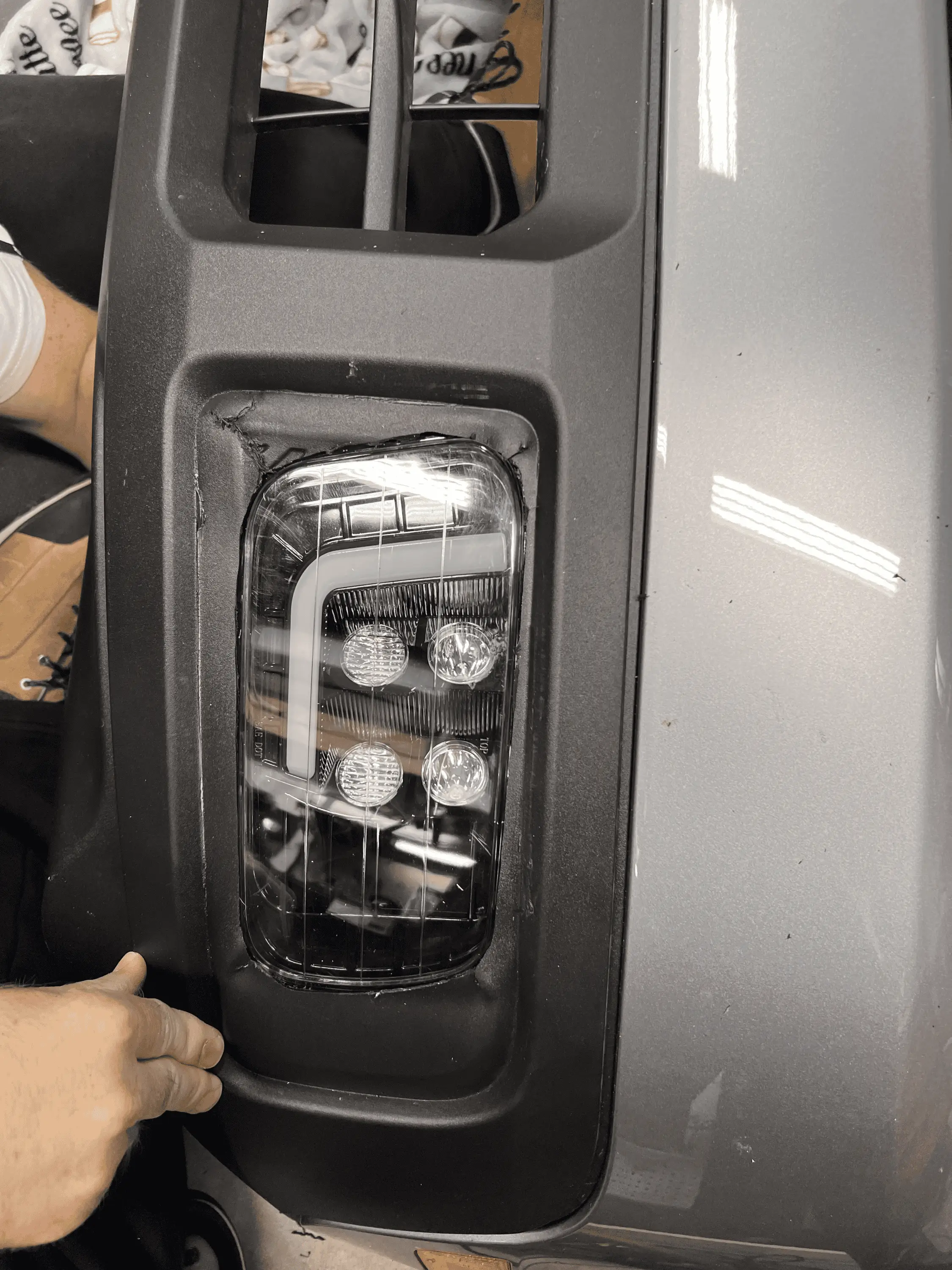 Ford Maverick Fog Lights Molded Into Bumper -- My Project Has Started 1680395841511