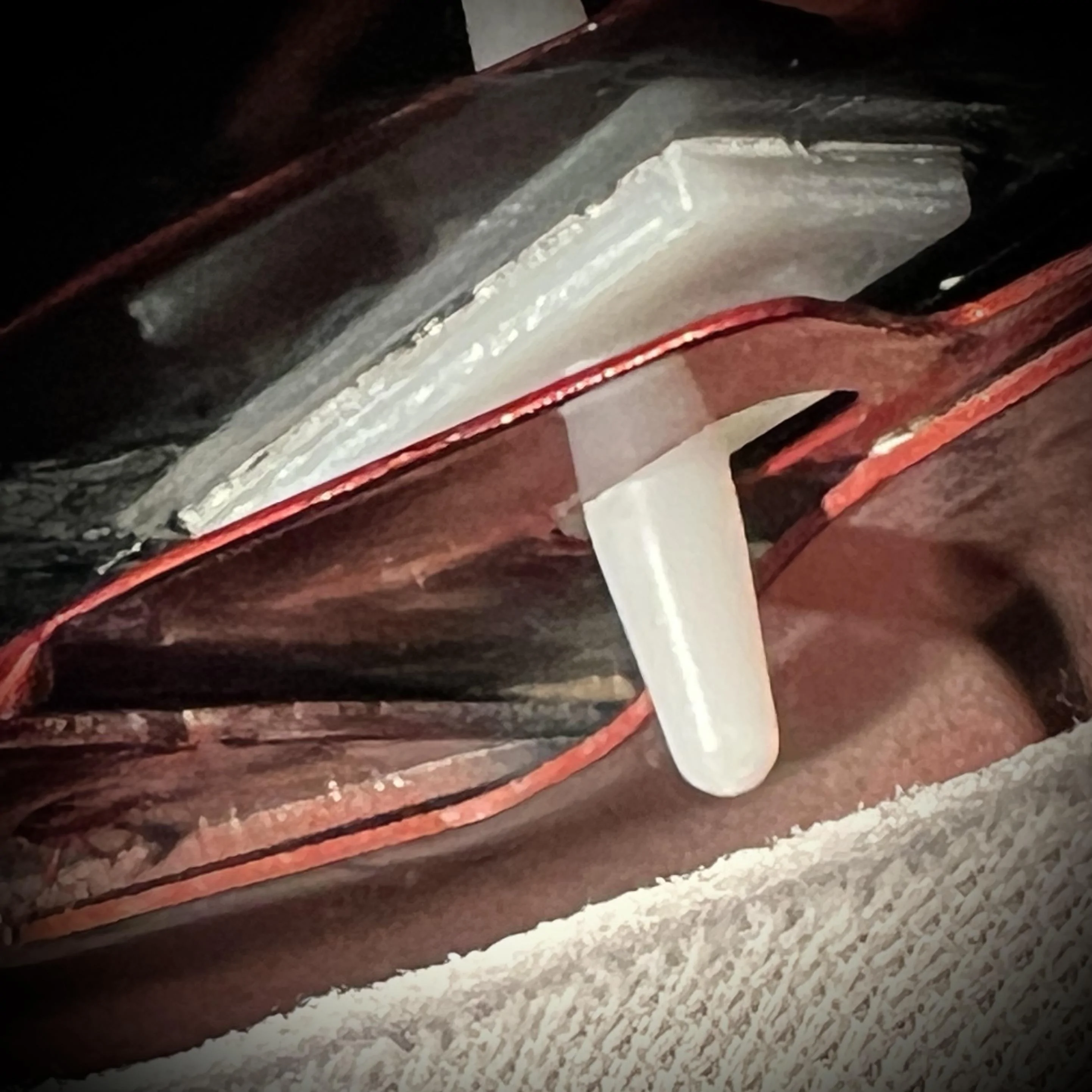 Ford Maverick Windshield Alignment Pin - Rattle Silenced…finally. IMG_7552