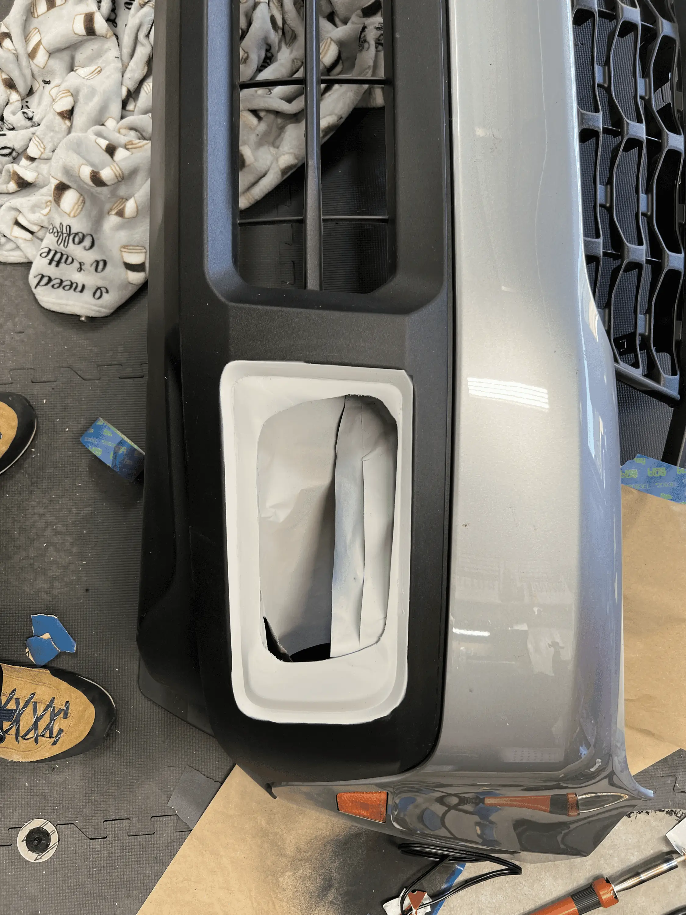 Ford Maverick Fog Lights Molded Into Bumper -- My Project Has Started 1680557066011