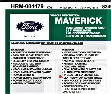 Ford Maverick Leather wrapped steering wheel is back! Inked2023 SCREENSHOT STICKER edit