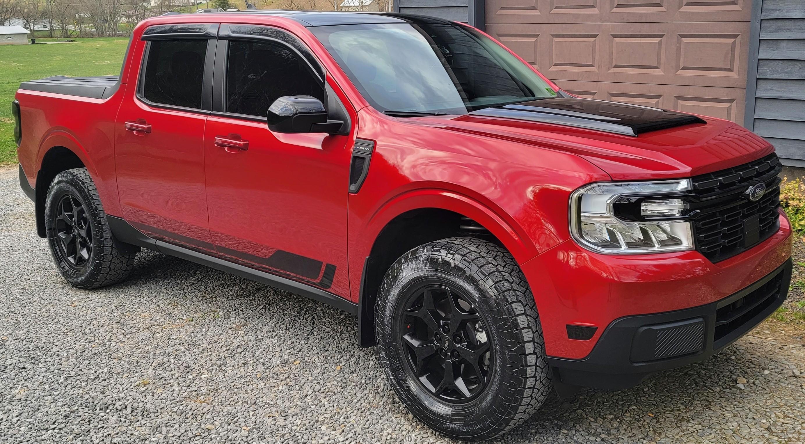 Ford Maverick 2" Lift with 255/70r17 on First Edition Maverick Lariat 20230329_184122