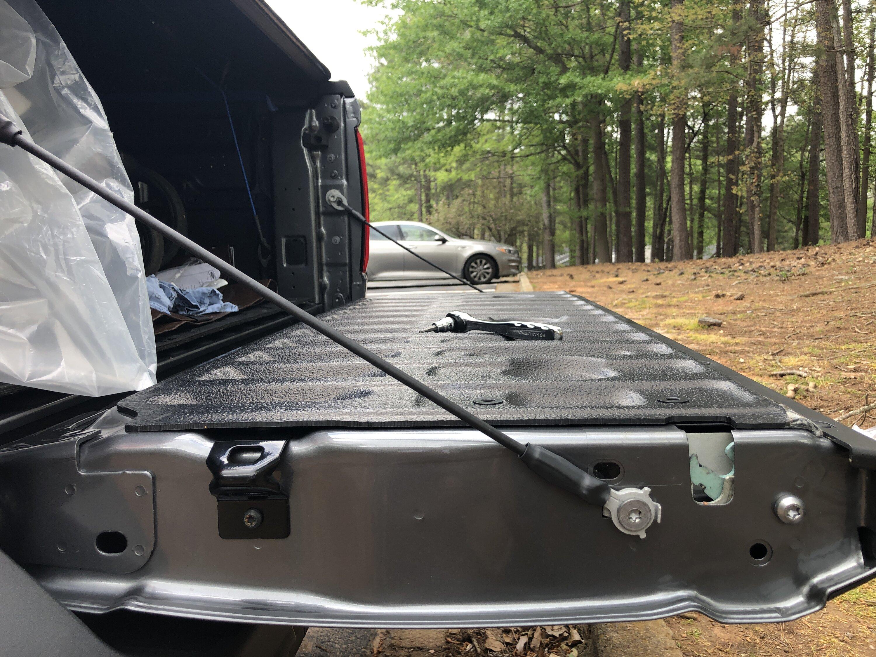 Ford Maverick Did Muslogy mud laps and tail gate liners add-on today fitment 1.JPG