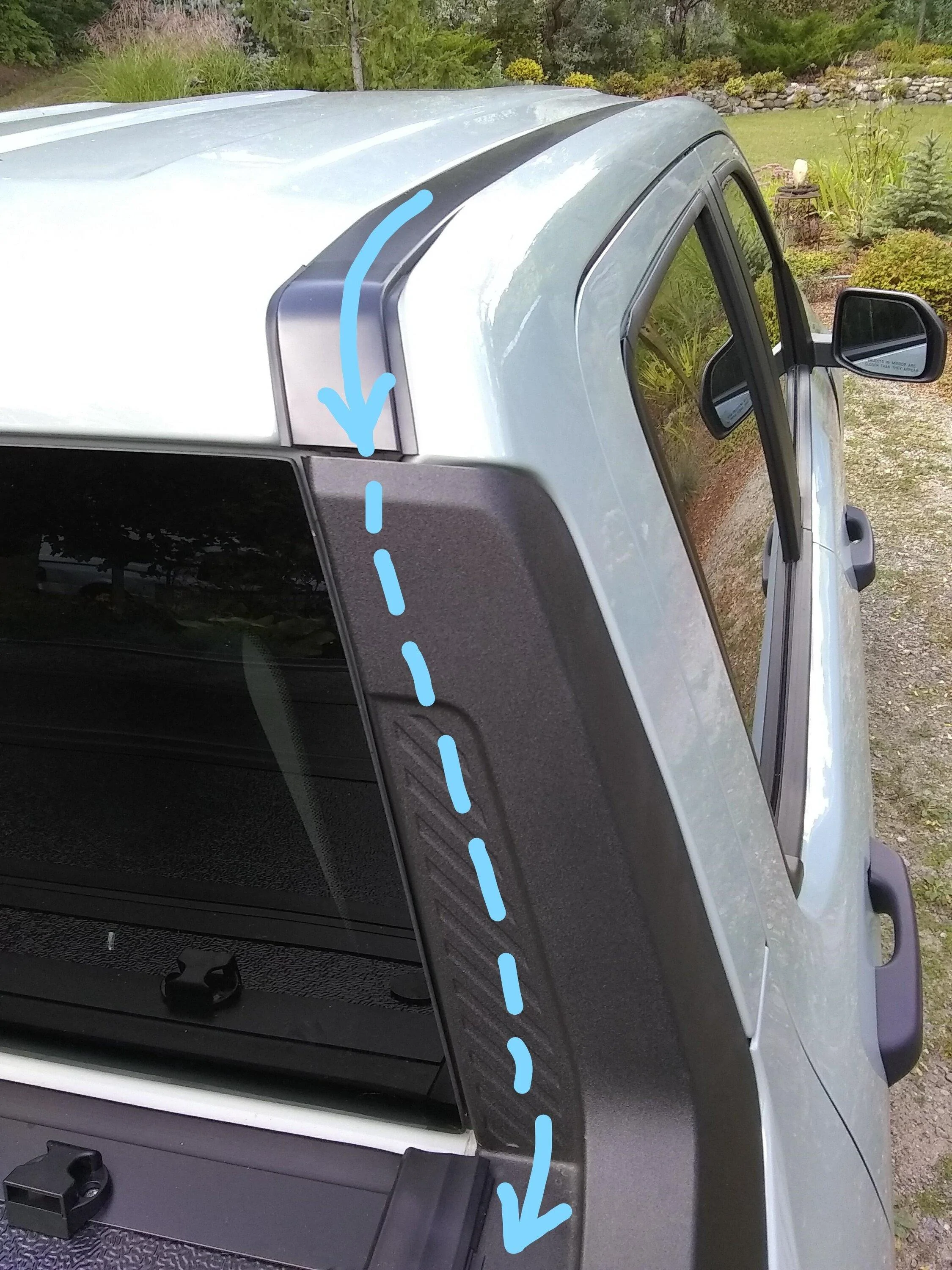 Ford Maverick FINALLY got my Leer Truck Cap Installed! mavcab_LI (2)