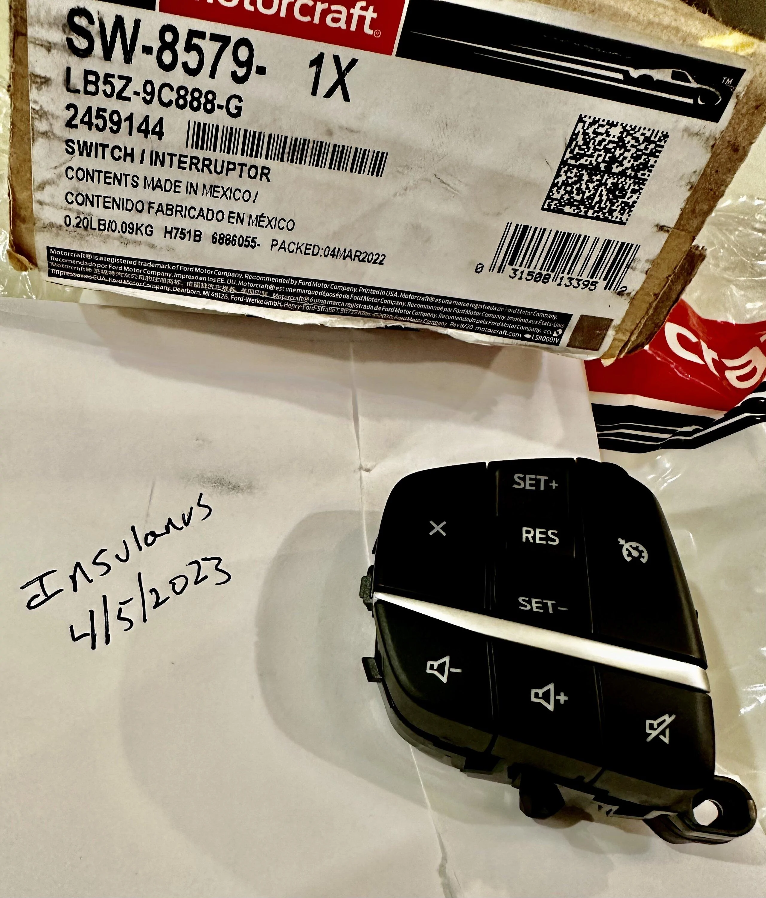 Ford Maverick Cruise Control Module 2022 XL Ford SW-8579