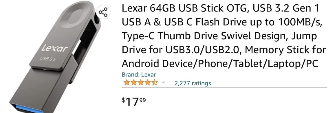 Ford Maverick USB Drives for Music…Suggestions? IMG_2902
