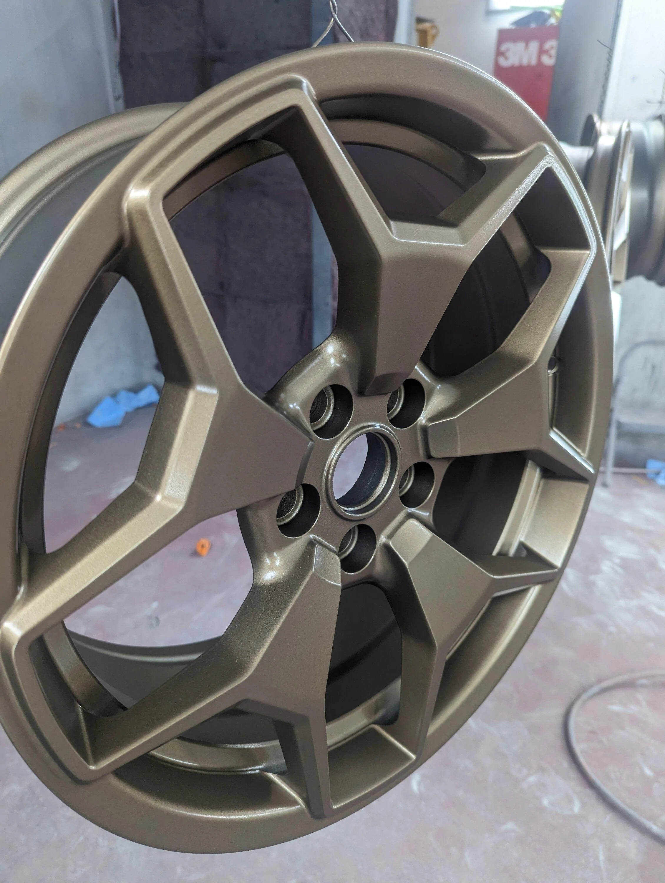 Ford Maverick Bronze painted 'fx4' wheels, RTX ranch PXL_20230406_211201466